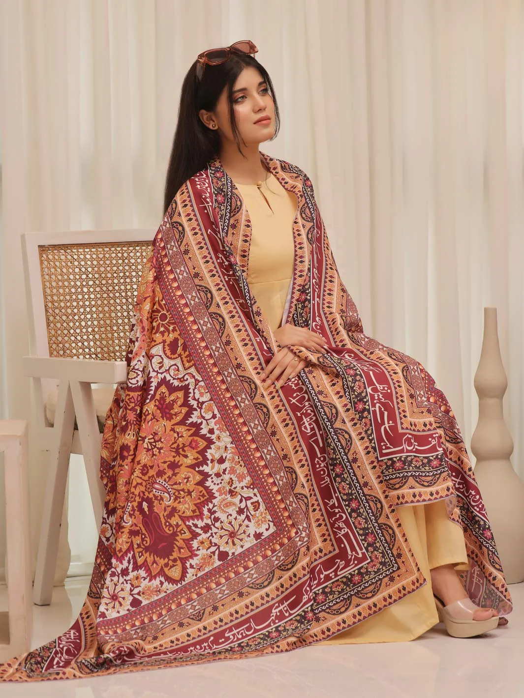 Tng By Md Odhni Collection-Zamana Odhni (Mustard) - Image 5