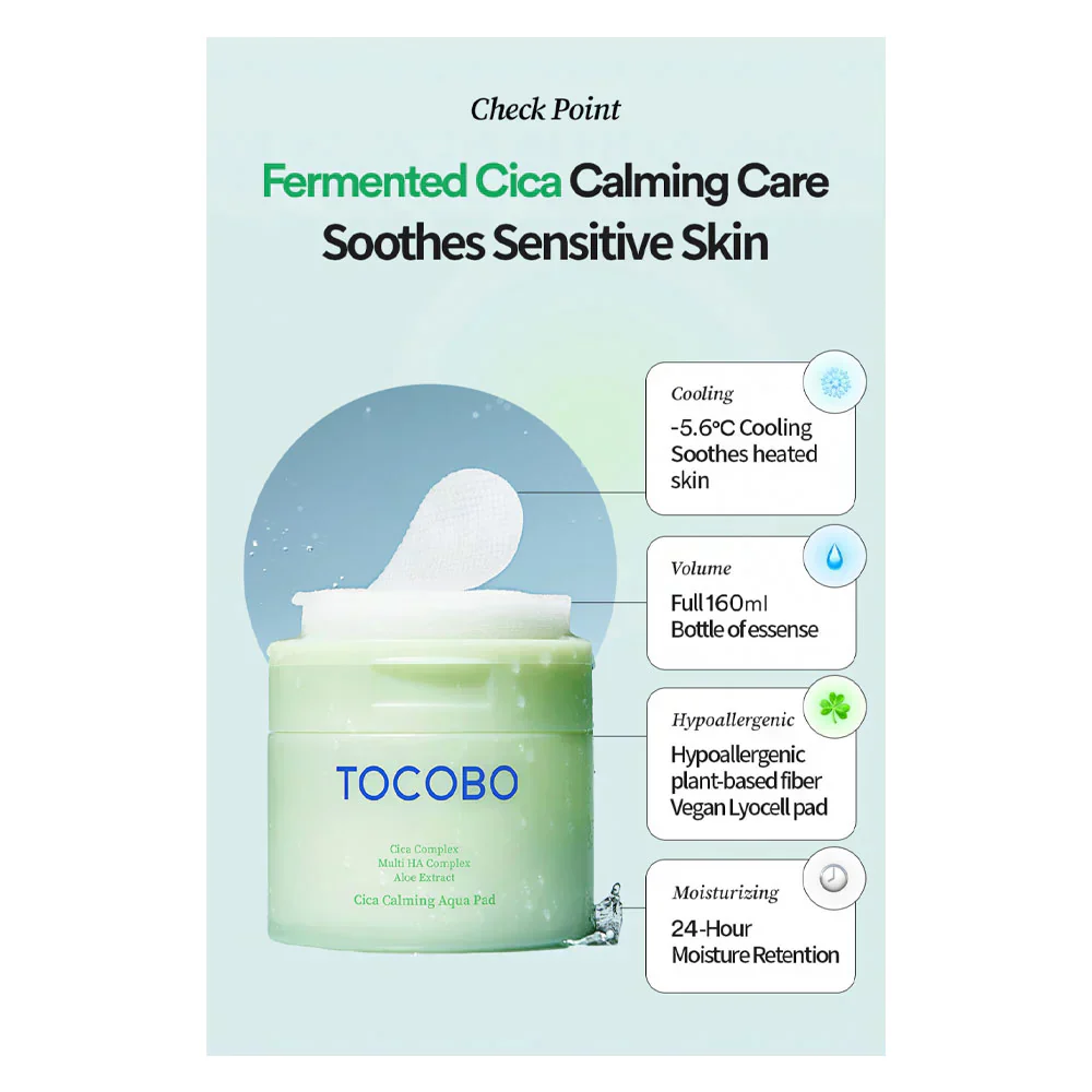 TOCOBO Cica Calming Aqua Pad (2pads) - Image 5