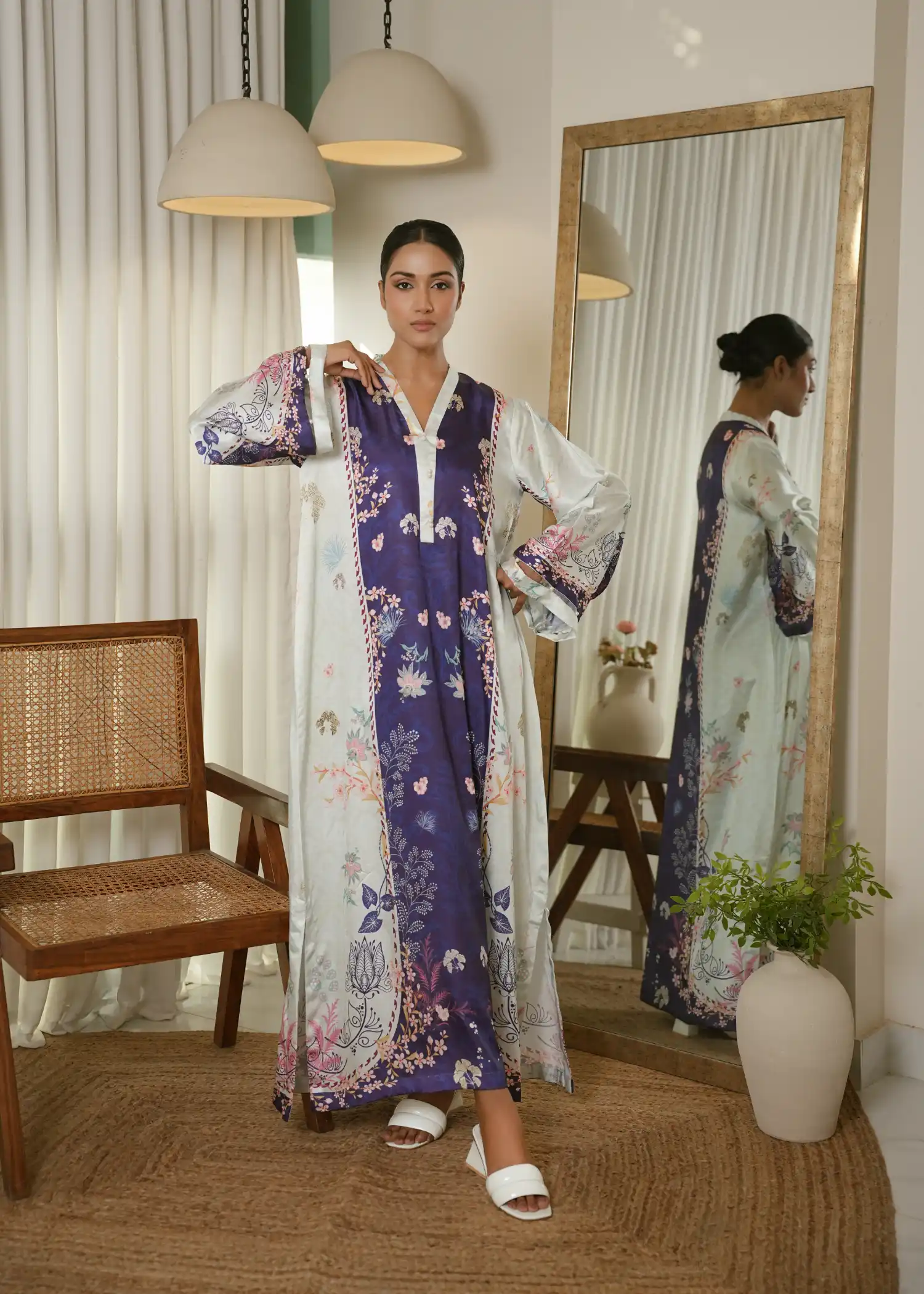 Chapter One - Karashe Stitched Summer Suit-Twilight Bloom - Image 3