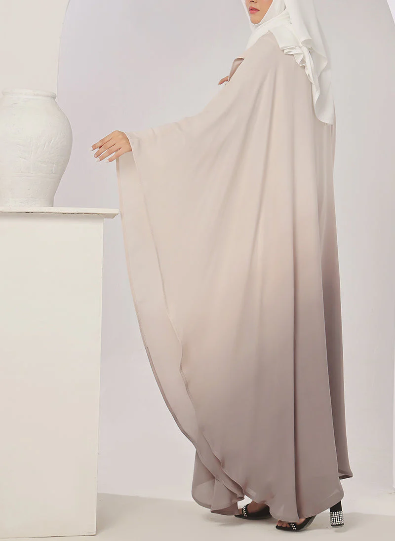 Hijab Ul Hareem Two Tone Gradient Jilbab - Jilbab-R-1017 - Image 4
