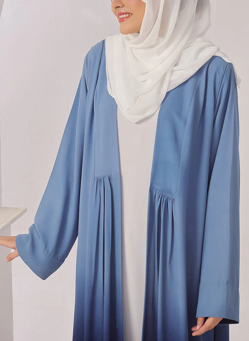 Hijab Ul Hareem Two Tone Navy Blue Gradient - 0122-R-1016 - Image 5