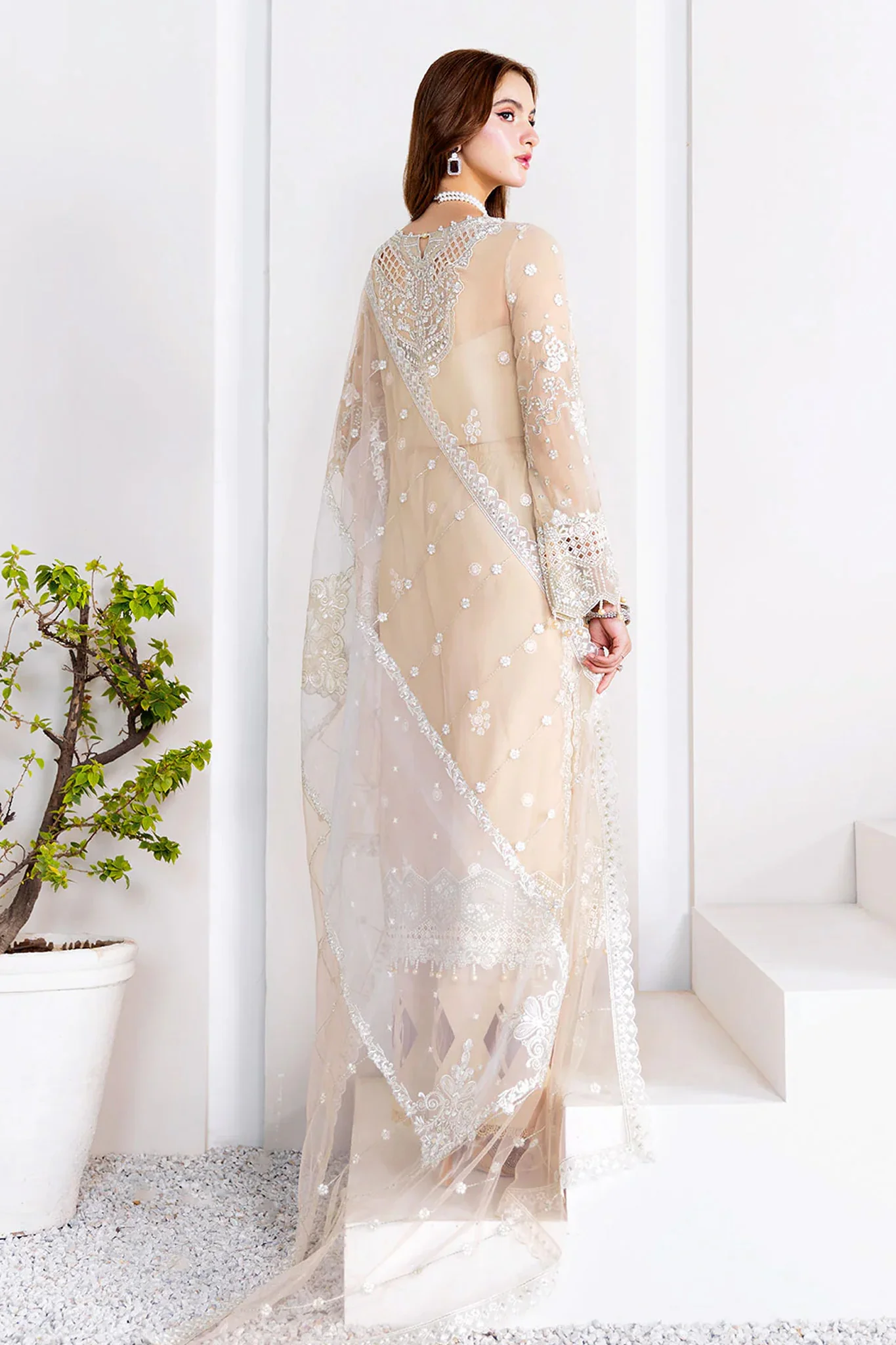 Arzoo by Ramsha Unstitched 3 Piece Chiffon Vol 02 Suit-U-201 - Image 3
