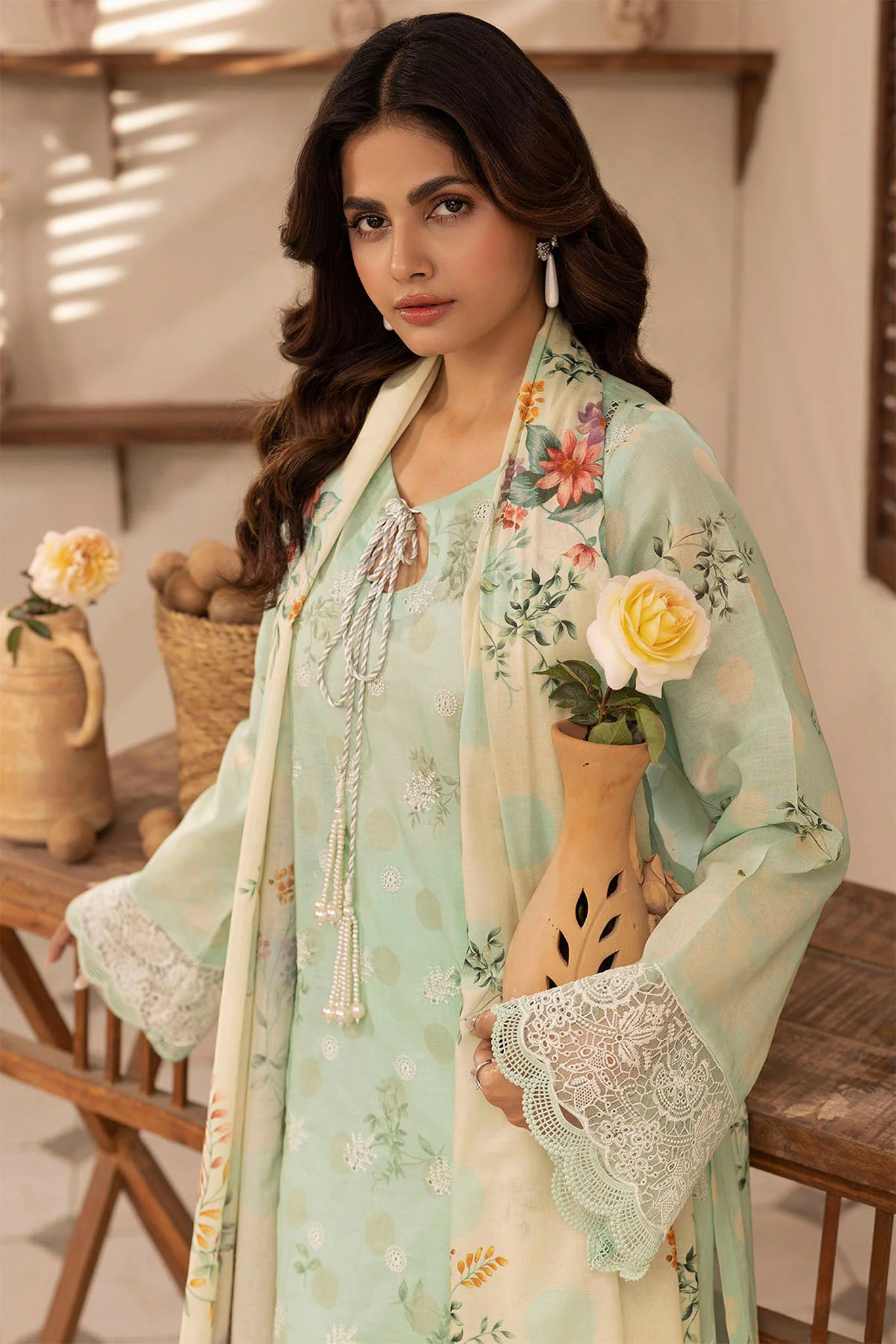 Umang By Motifz Unstitched 3 Piece Digital Printed Emb Lawn 2 Suit-5418-ALYSSA - Image 4