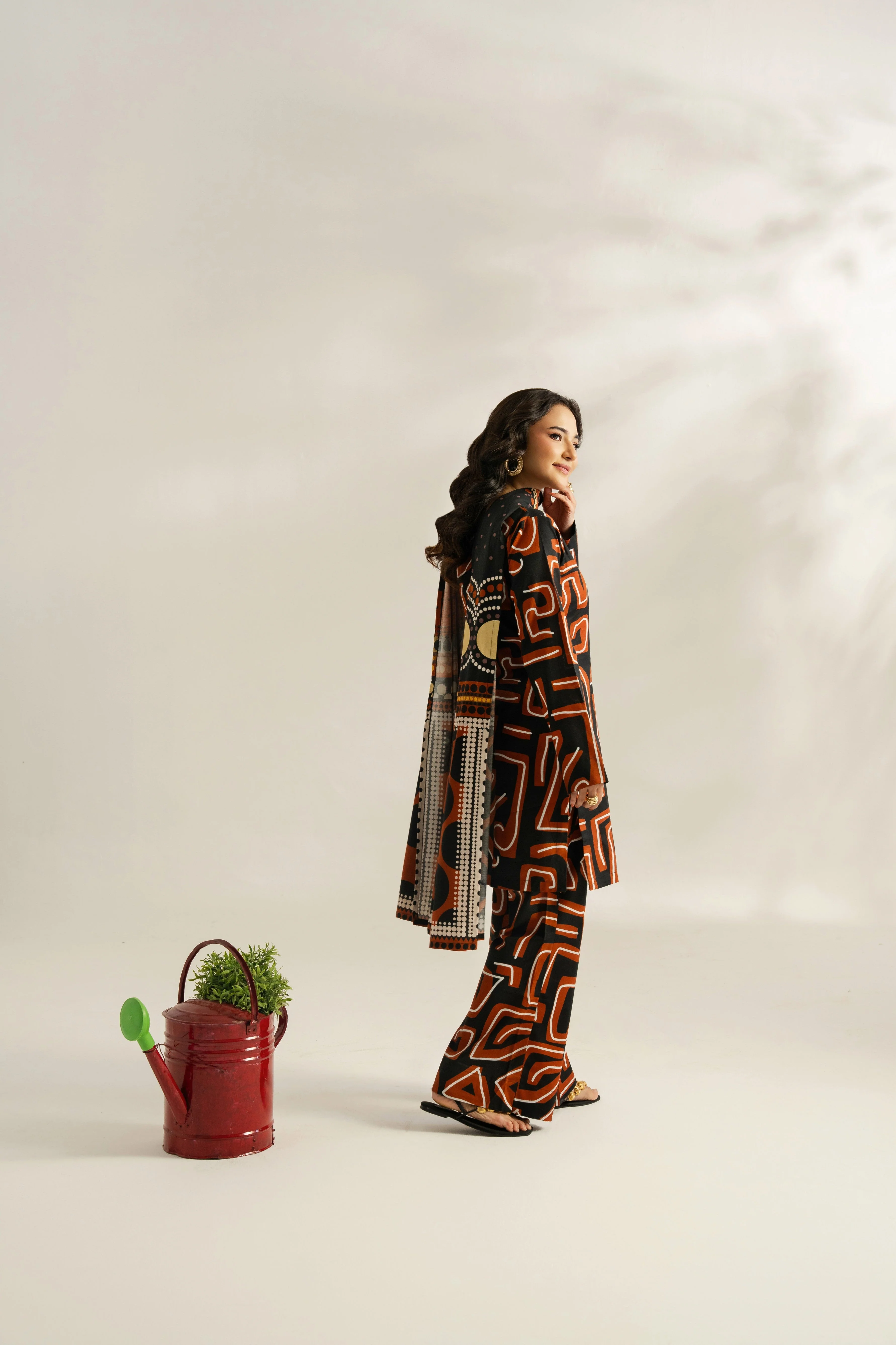 Feathers Unstitched Winter Arrivals Suit-ORYNN-FT576 - Image 2
