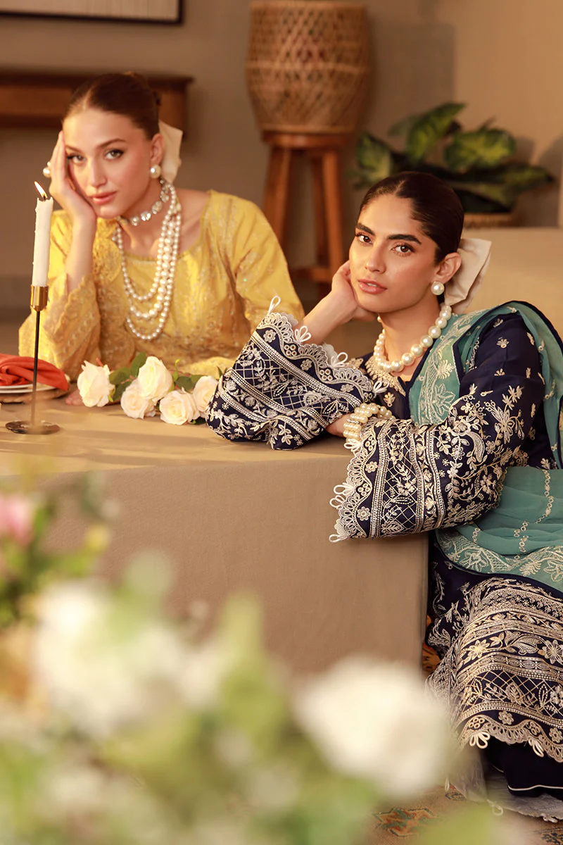 Gulaal Stitched 3 Piece Festive Lawn Suit-Ura - Image 9
