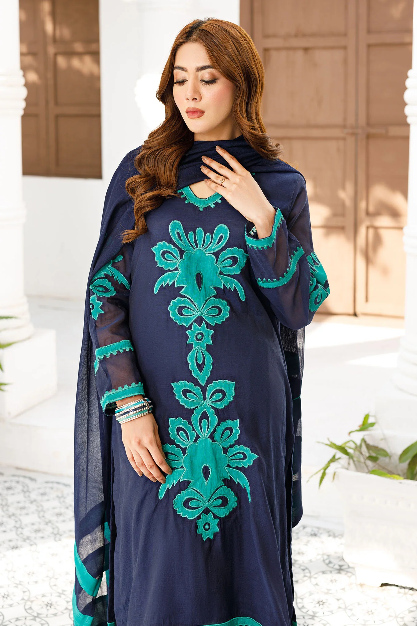 Parwaan By Anayra Amal Stitched 3 Piece Festive Collection-Uraan - Image 2