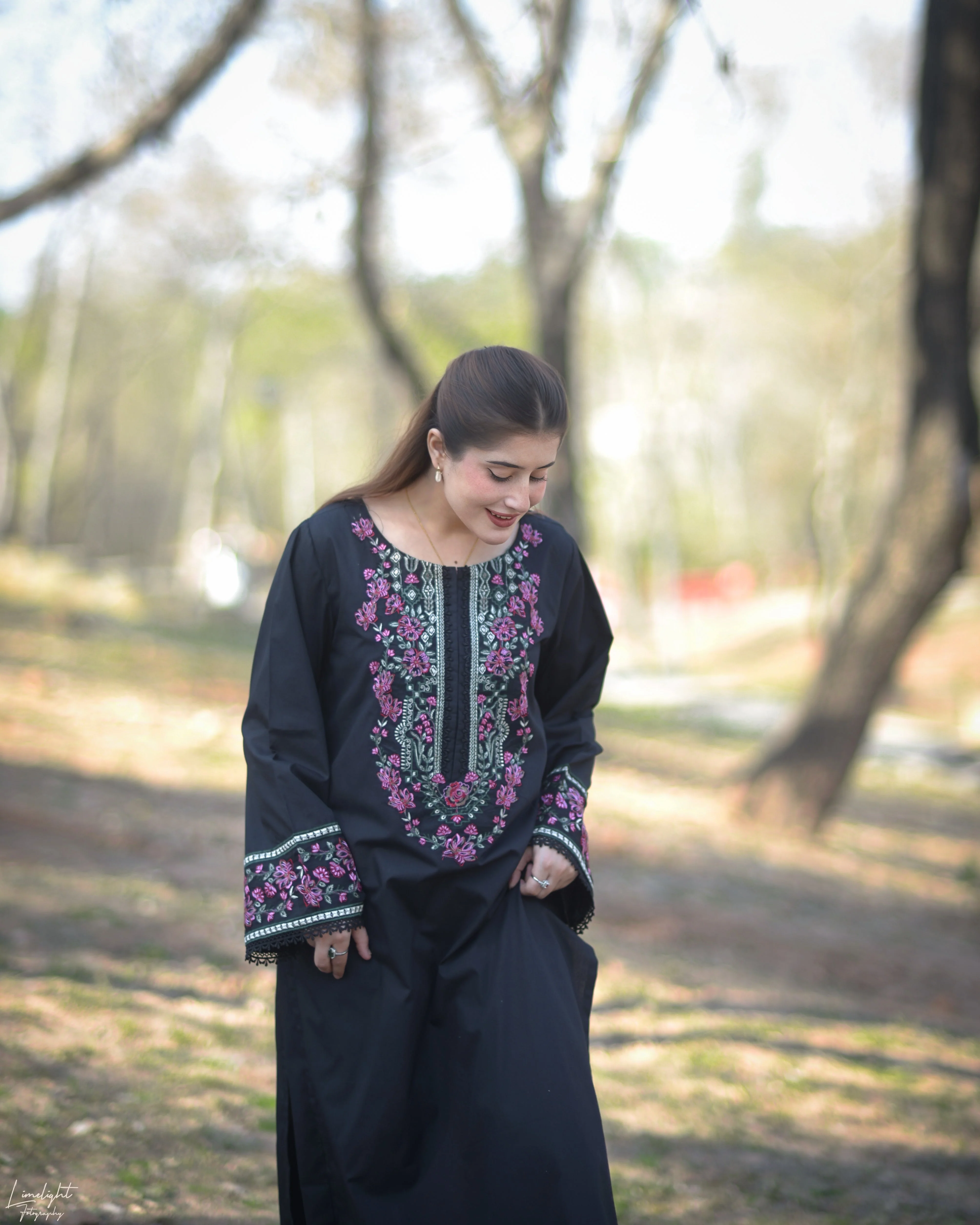 Urban Cut Stitched Co Ords Emb Cotton Eid Edit-C0261 - Image 6
