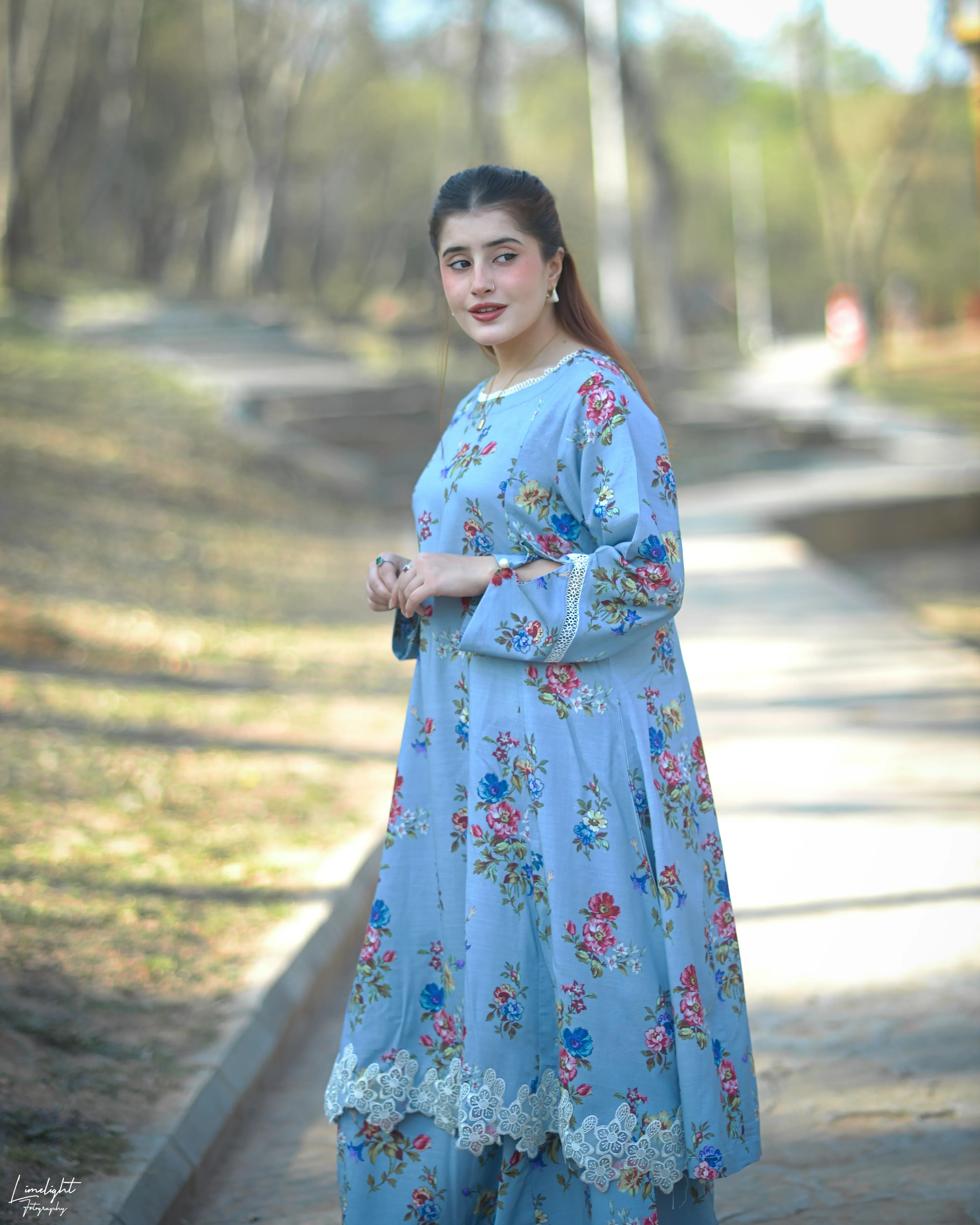 Urban Cut Stitched Co Ords Emb Cotton Eid Edit-C0266 - Image 3