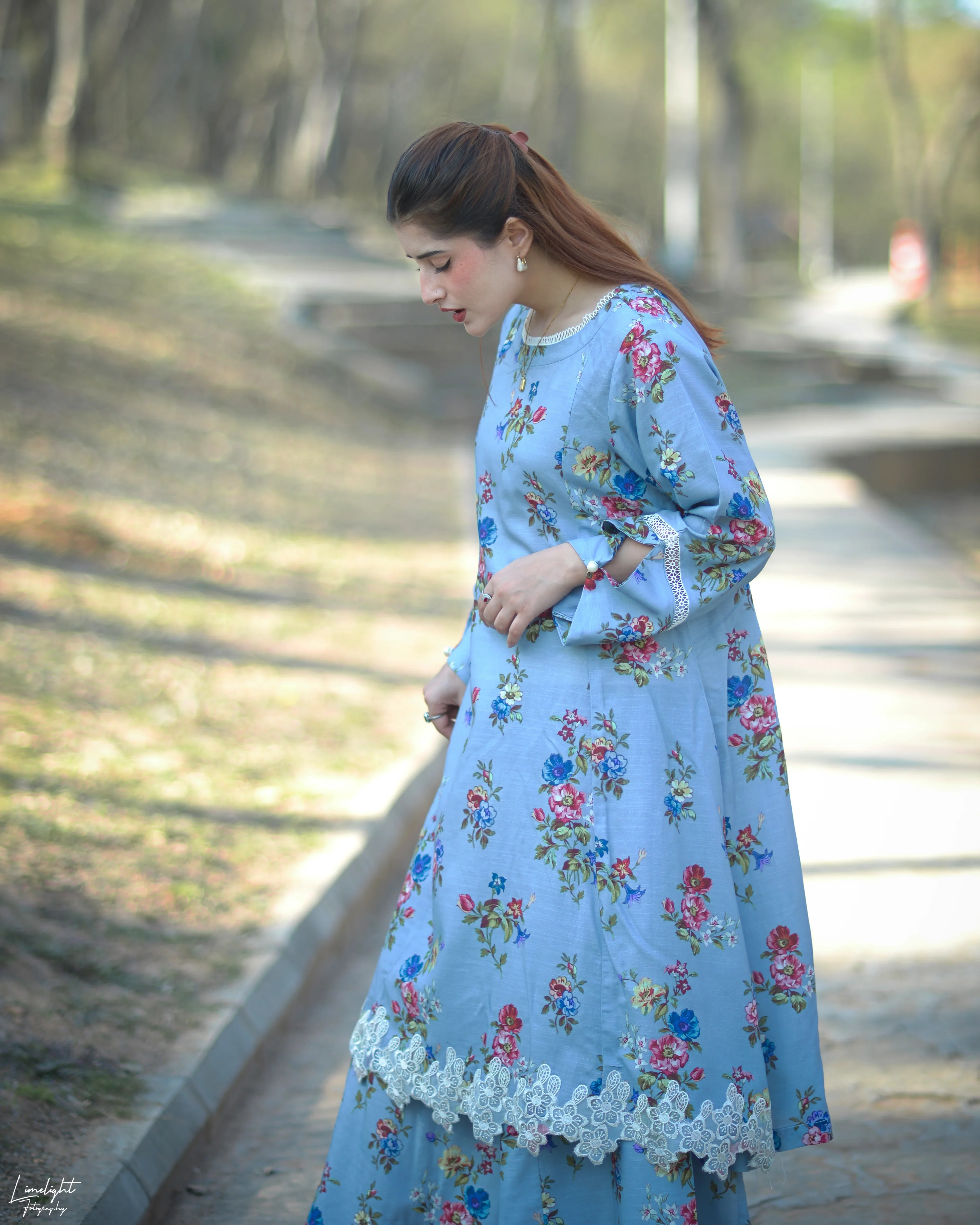 Urban Cut Stitched Co Ords Emb Cotton Eid Edit-C0266 - Image 4