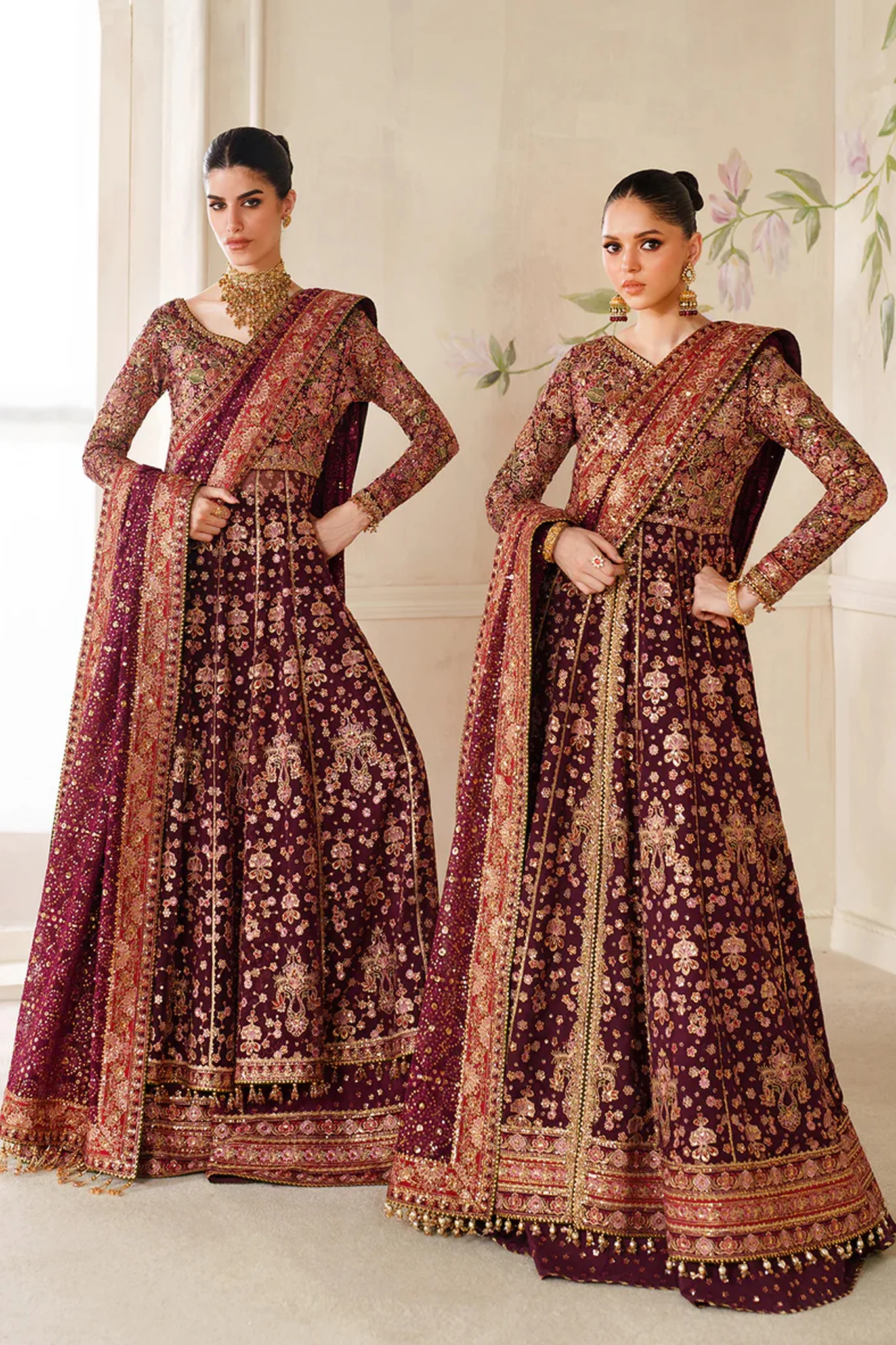 Chantelle By Baroque Unstitched 3 Piece Luxury Formals Vol-14 Suit-V14-D05 - Image 2