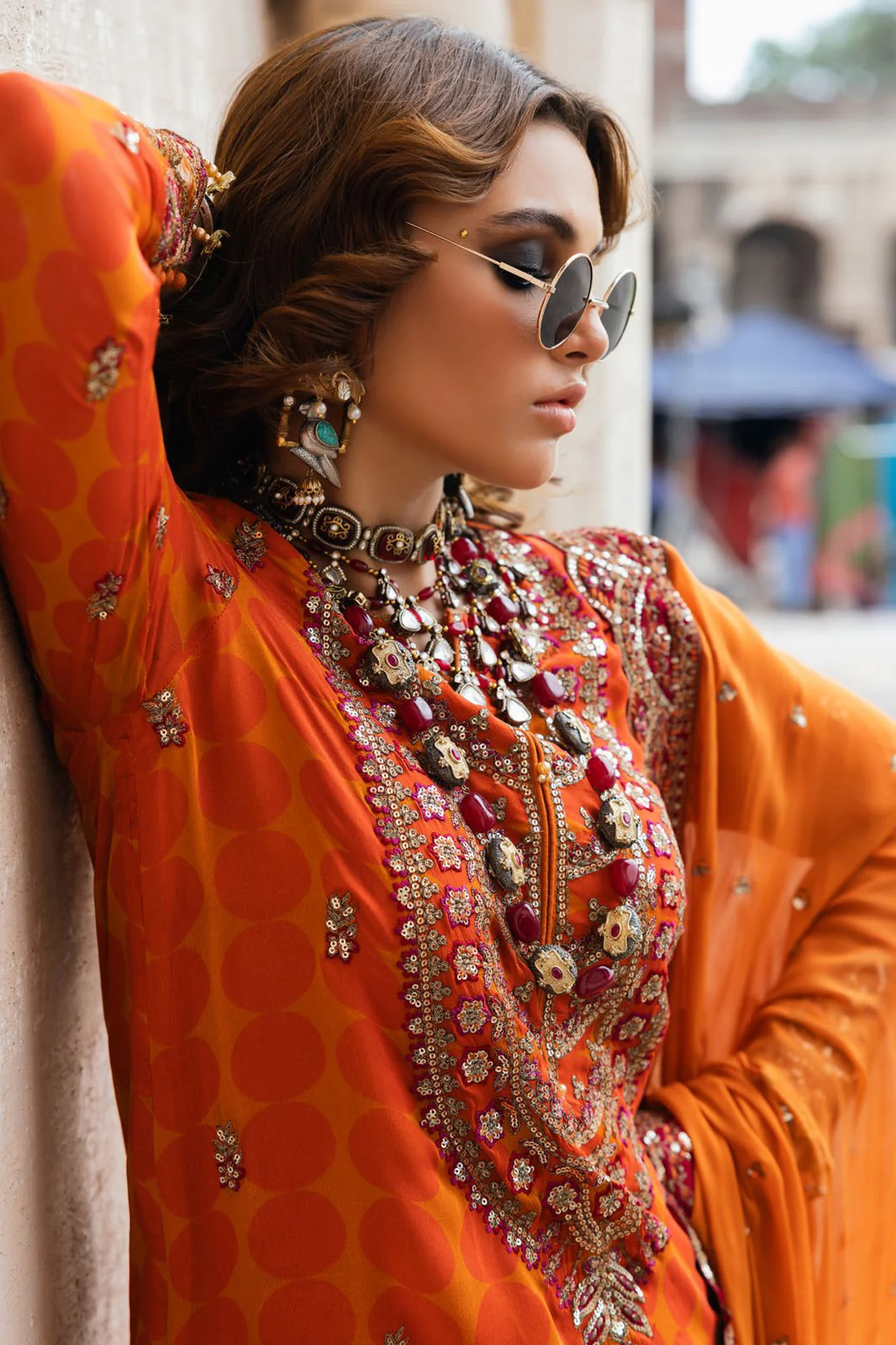 Vasal By Charizma Unstitched 3 Piece Luxury Chiffon Vol-02 Suit-VSL5-11 - Image 4