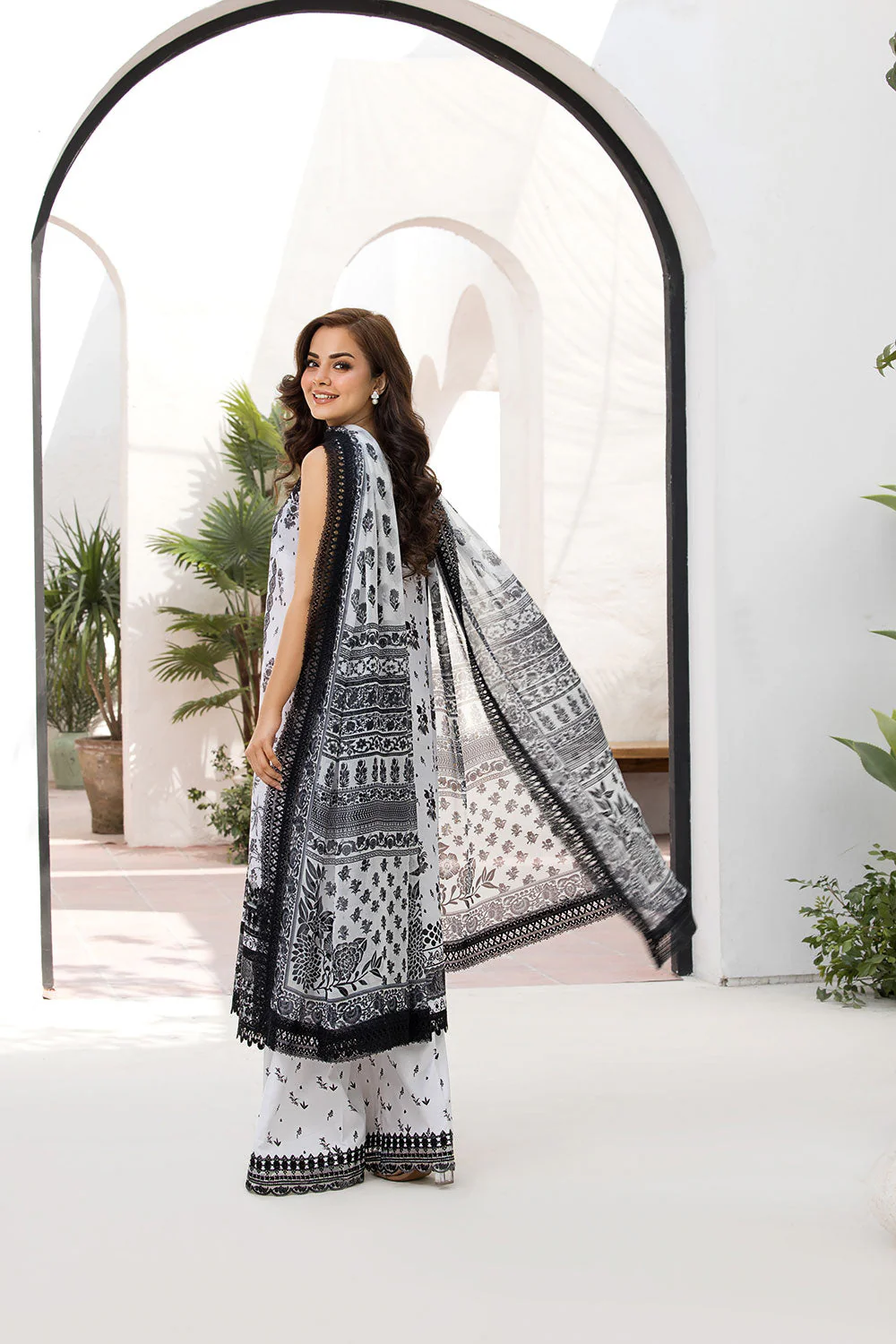 Vital by Sobia Nazir Unstitched 3 Piece Lawn Suit-V-10-A - Image 5