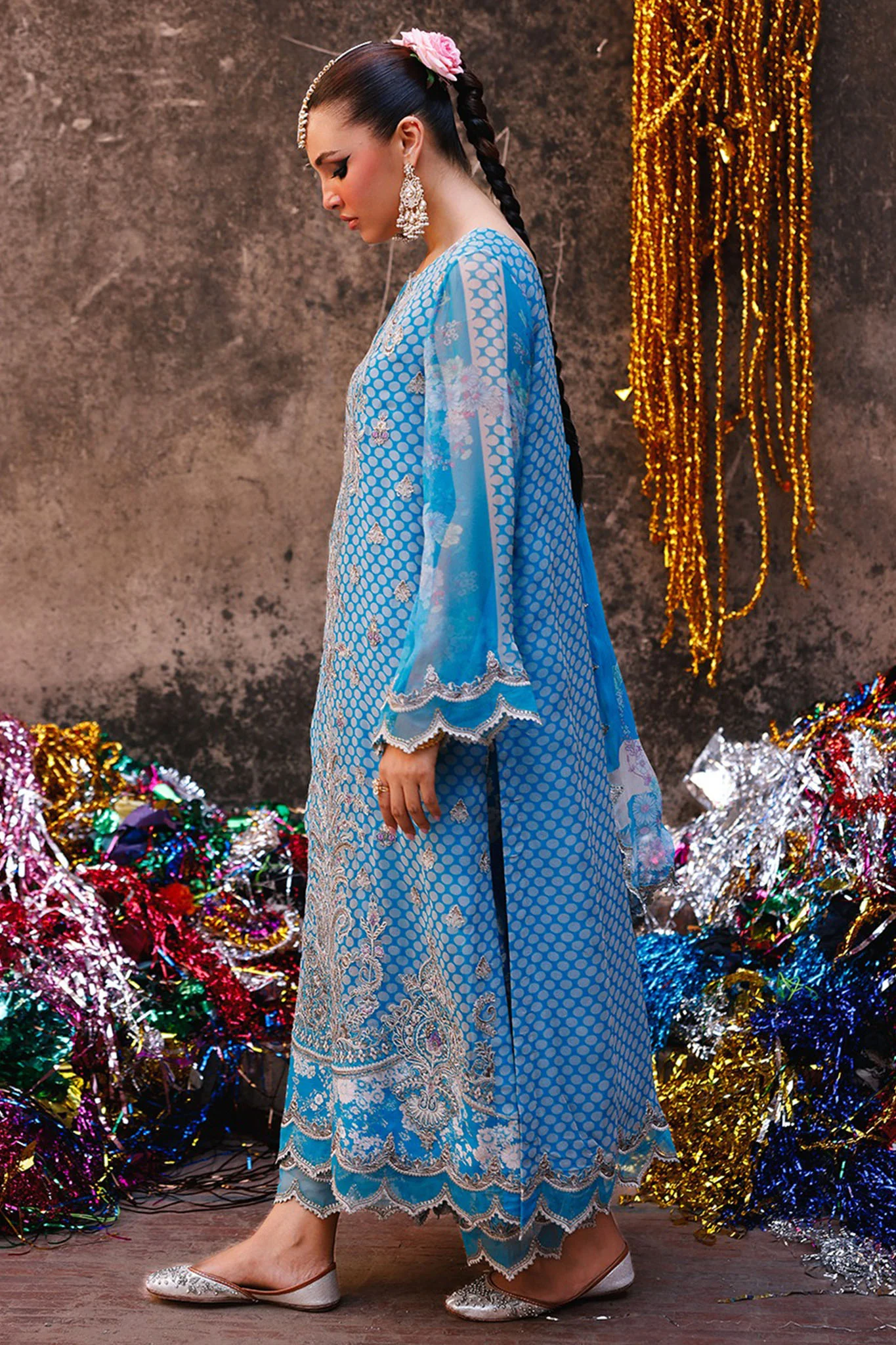 Vasal By Charizma Unstitched 3 Piece Luxury Chiffon Vol-03 Drop-02 Suit-VSL25-20 - Image 3