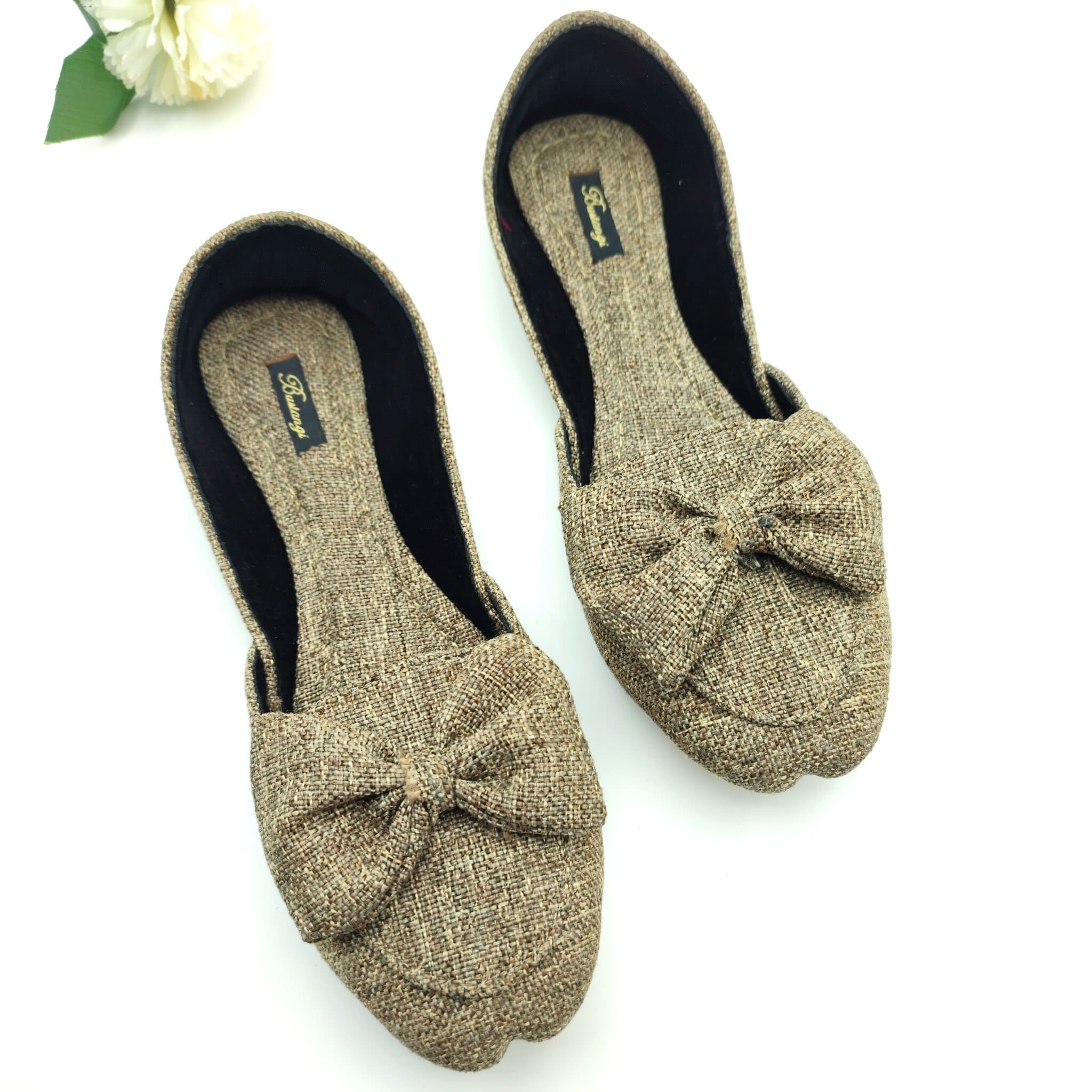 Bustangi Walnut Bow Loafers - Image 2