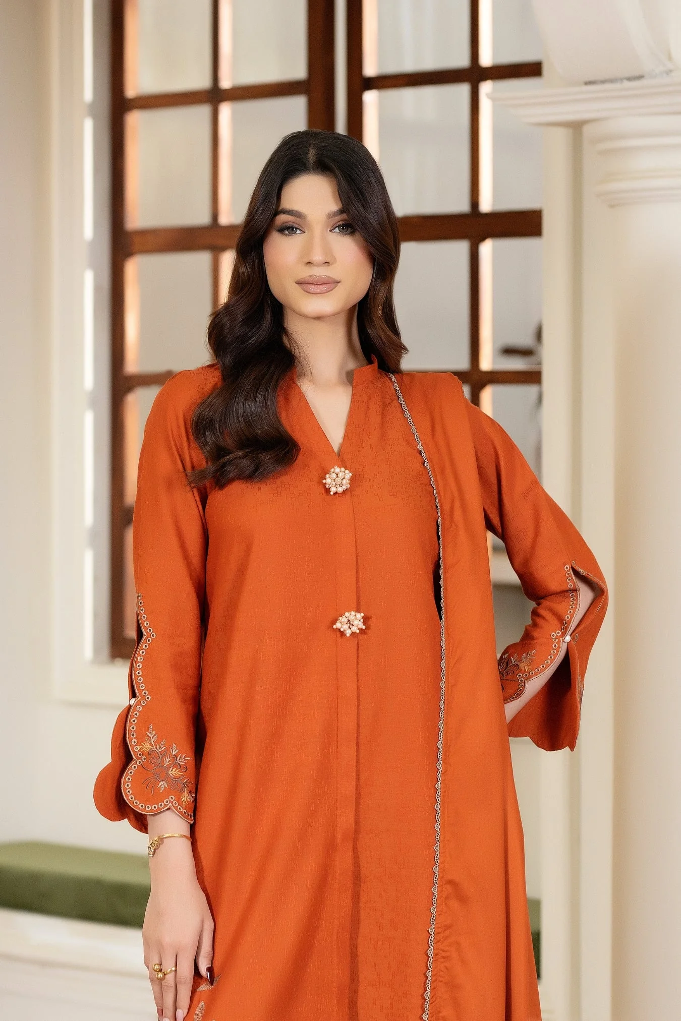 Justuju By Inara Stitched 3 Piece Winter Suit-KASTOR DR-05 - Image 5