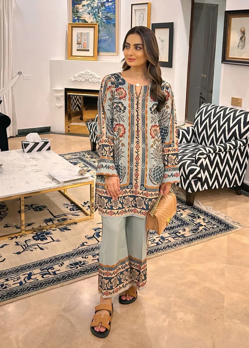 Midway Arts Stitched Co Ords Set Suit-Weekend Ethnic Vibes