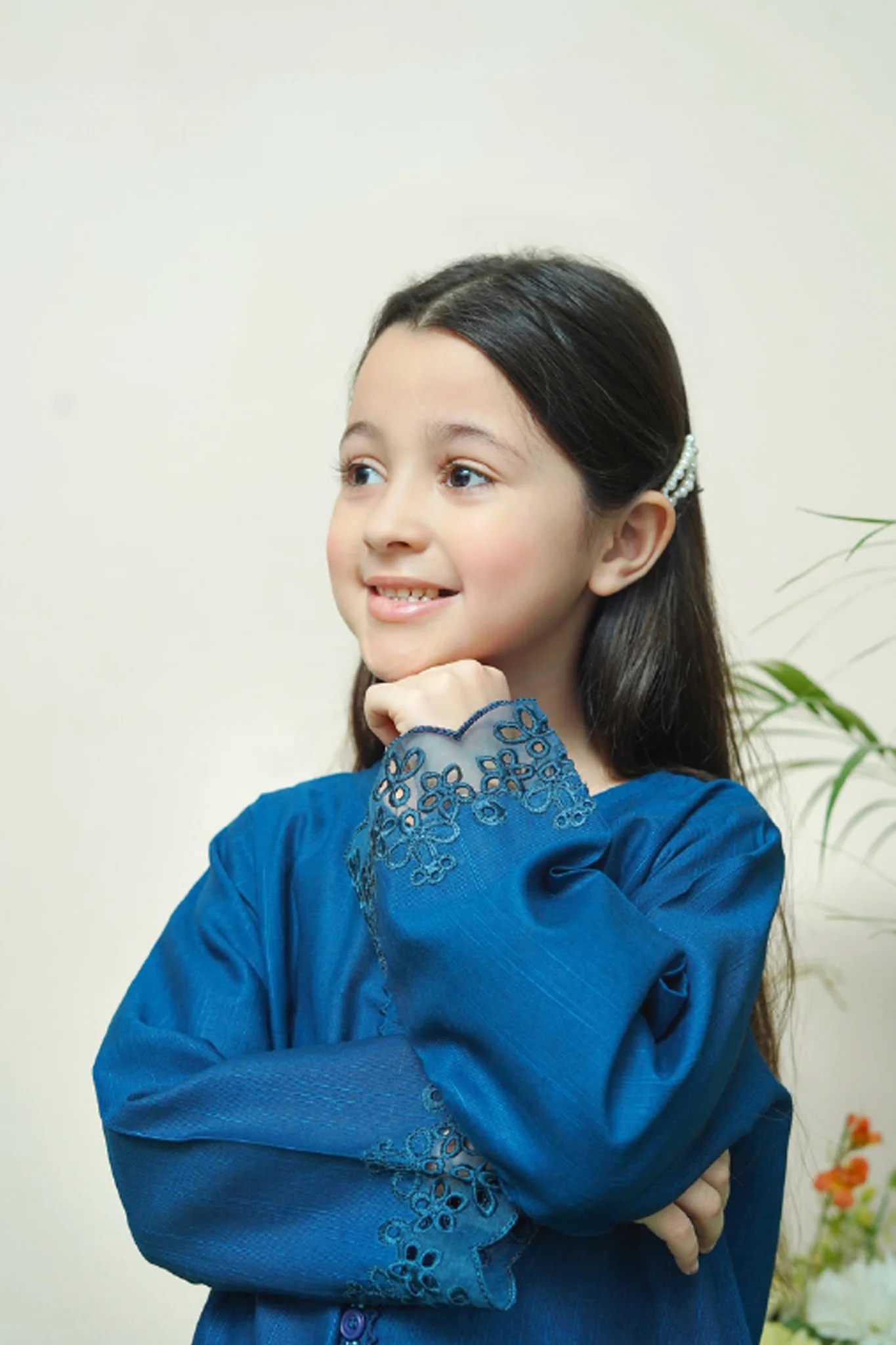 Whimsical Winters By Shanzey Stitched 2 Piece Emb Khaddar Suit-SHK-3117 - Image 2
