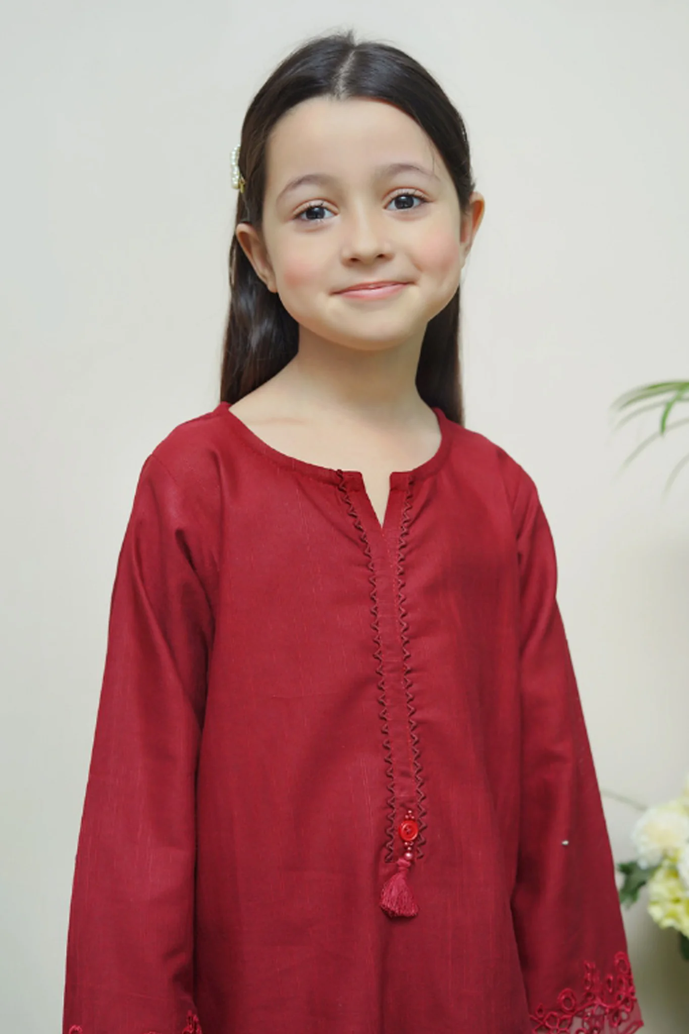 Whimsical Winters By Shanzey Stitched 2 Piece Emb Khaddar Suit-SHK-3118 - Image 2