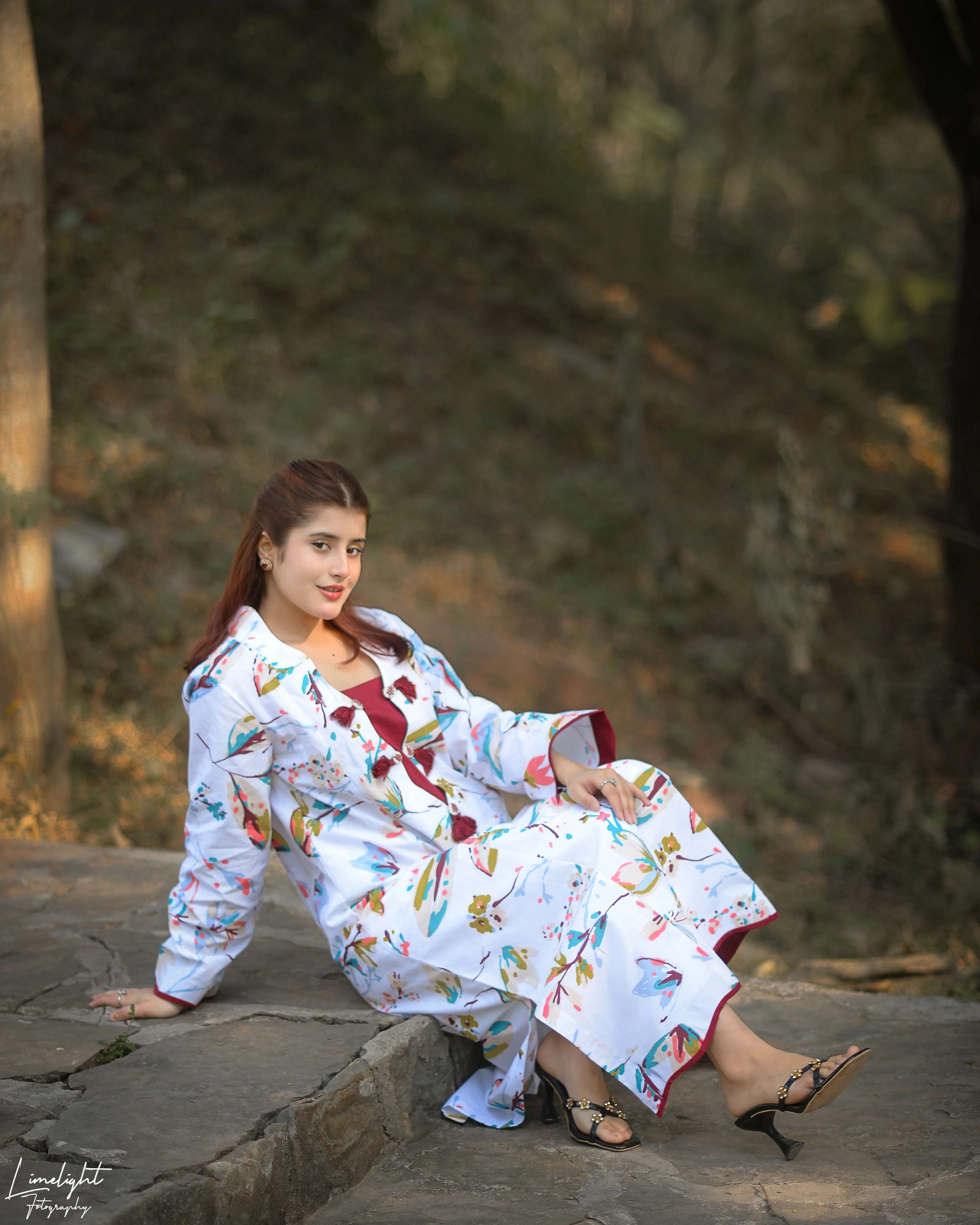 Urban Cut Women's Printed 2-Piece Cotton Suit-C0234 - Image 5