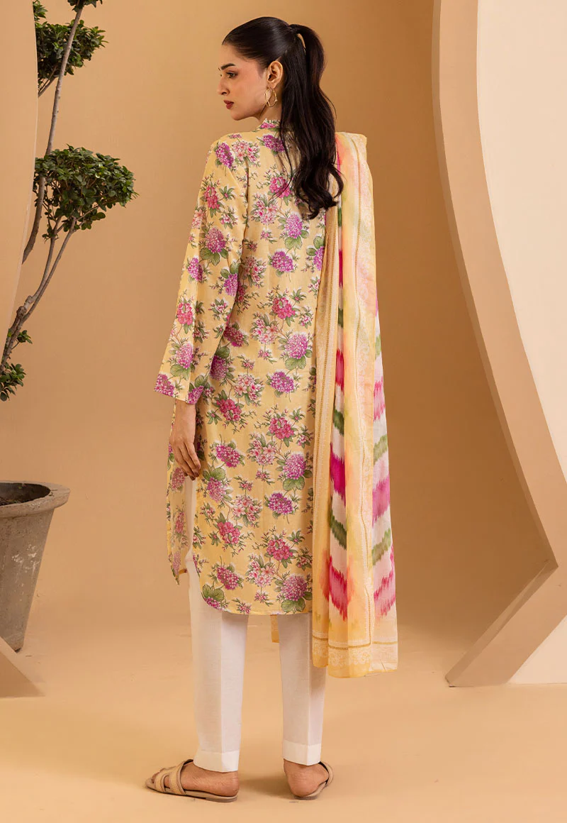 Zellbury Stitched 3 Piece Lawn Vol-01 Suit-WPS-32155 - Image 3