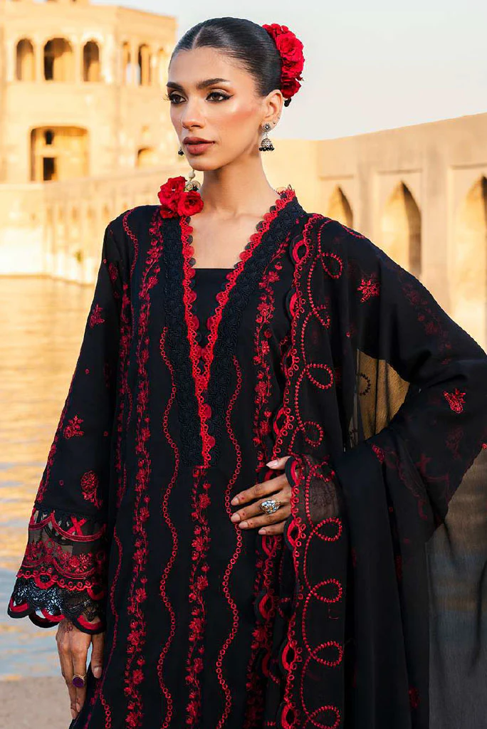 Zellbury Unstitched 3 Piece Chikankari Lawn Suit-WUS-25E-30822 - Image 2