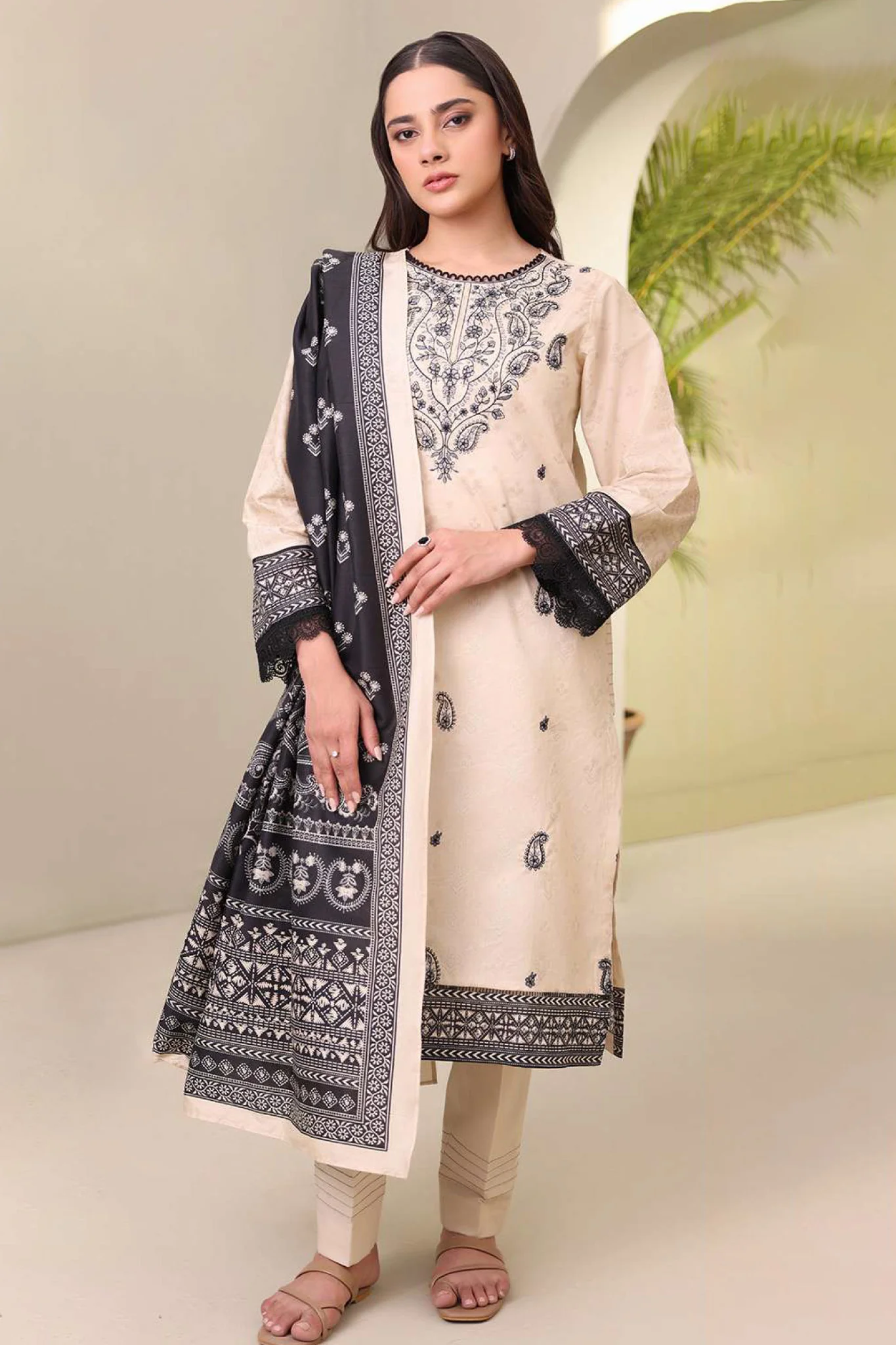 Zellbury Unstitched 3 Piece Lawn Vol-07 Suit-WUS-30274