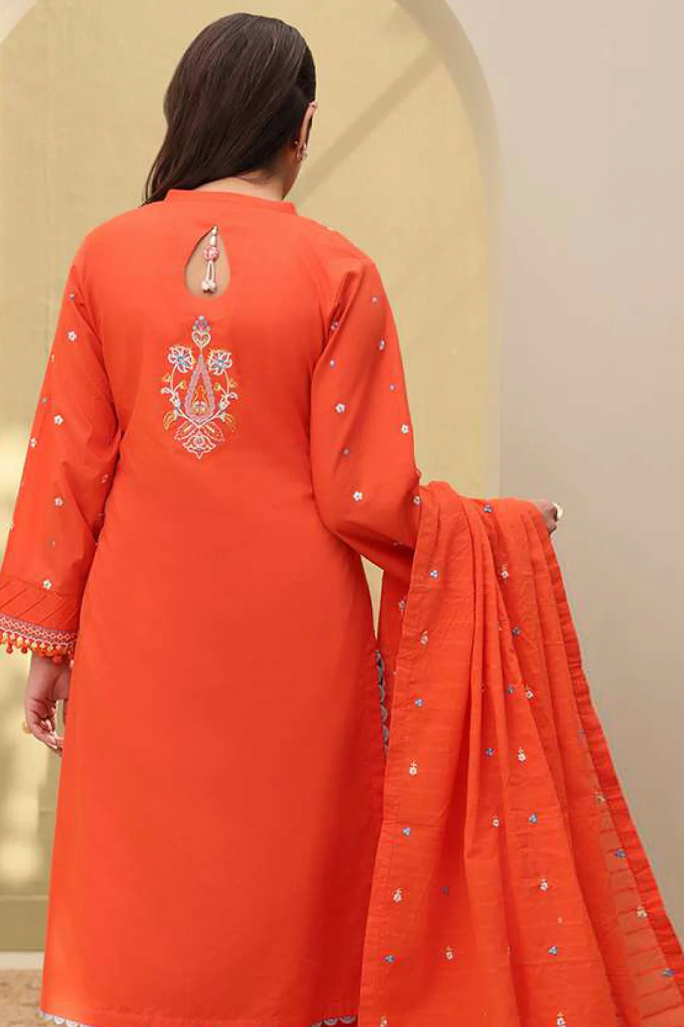Zellbury Unstitched 3 Piece Lawn Vol-07 Suit-WUS-30818 - Image 3