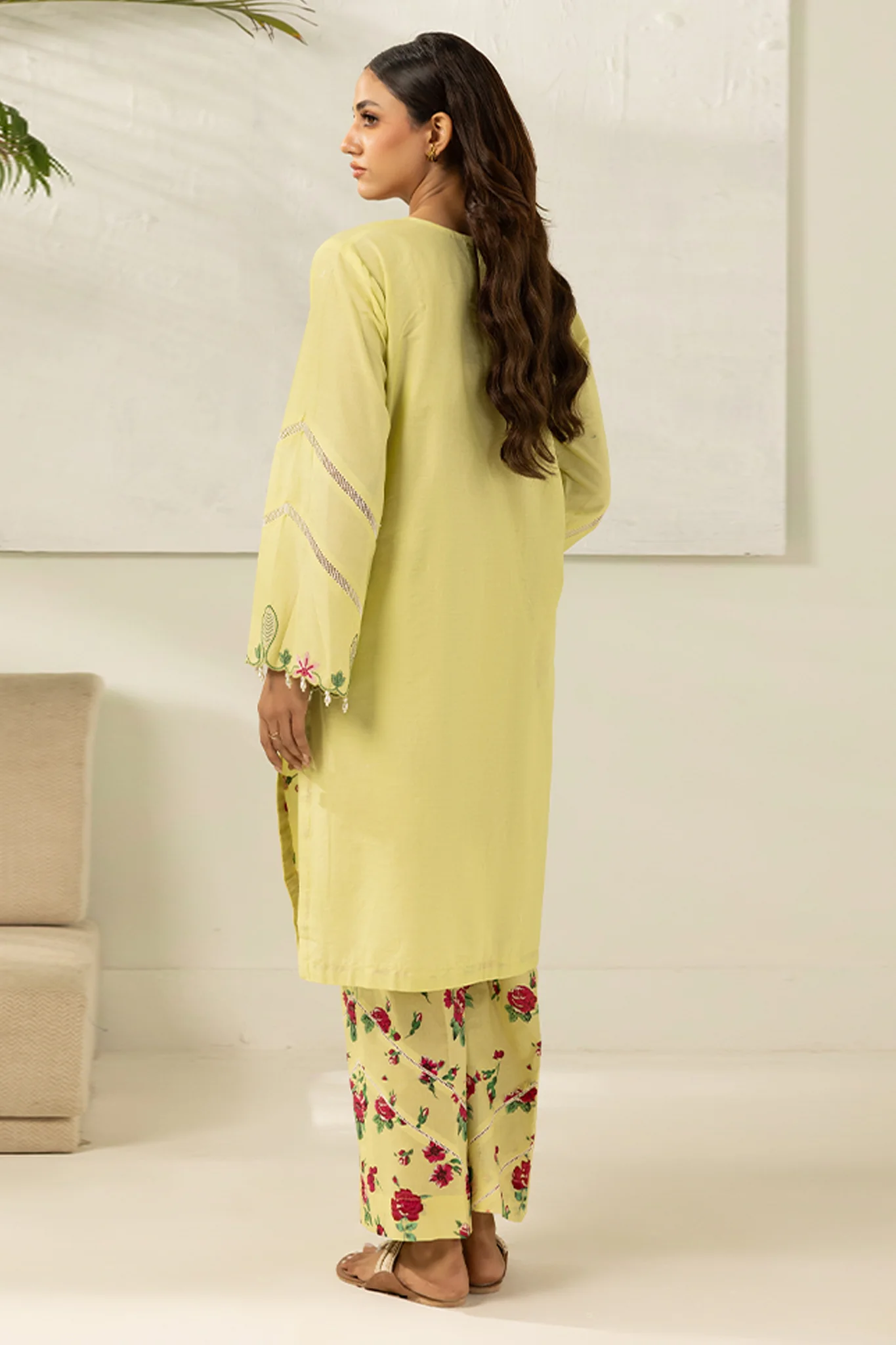 Zellbury Unstitched 2 Piece Lawn Suit-WUS26E20532 - Image 3