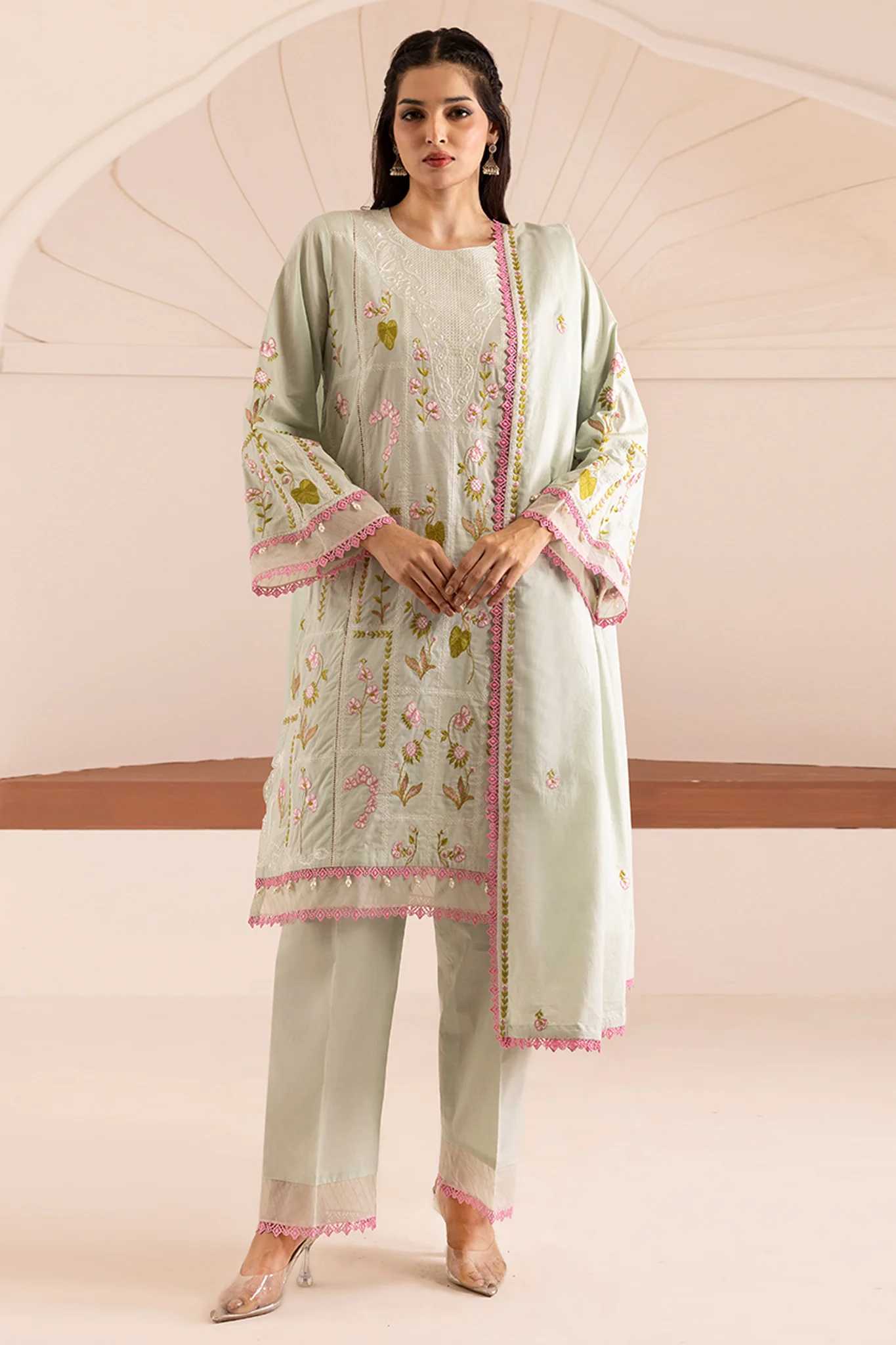 Zellbury Unstitched 3 Piece Lawn Suit-WUS26E30446