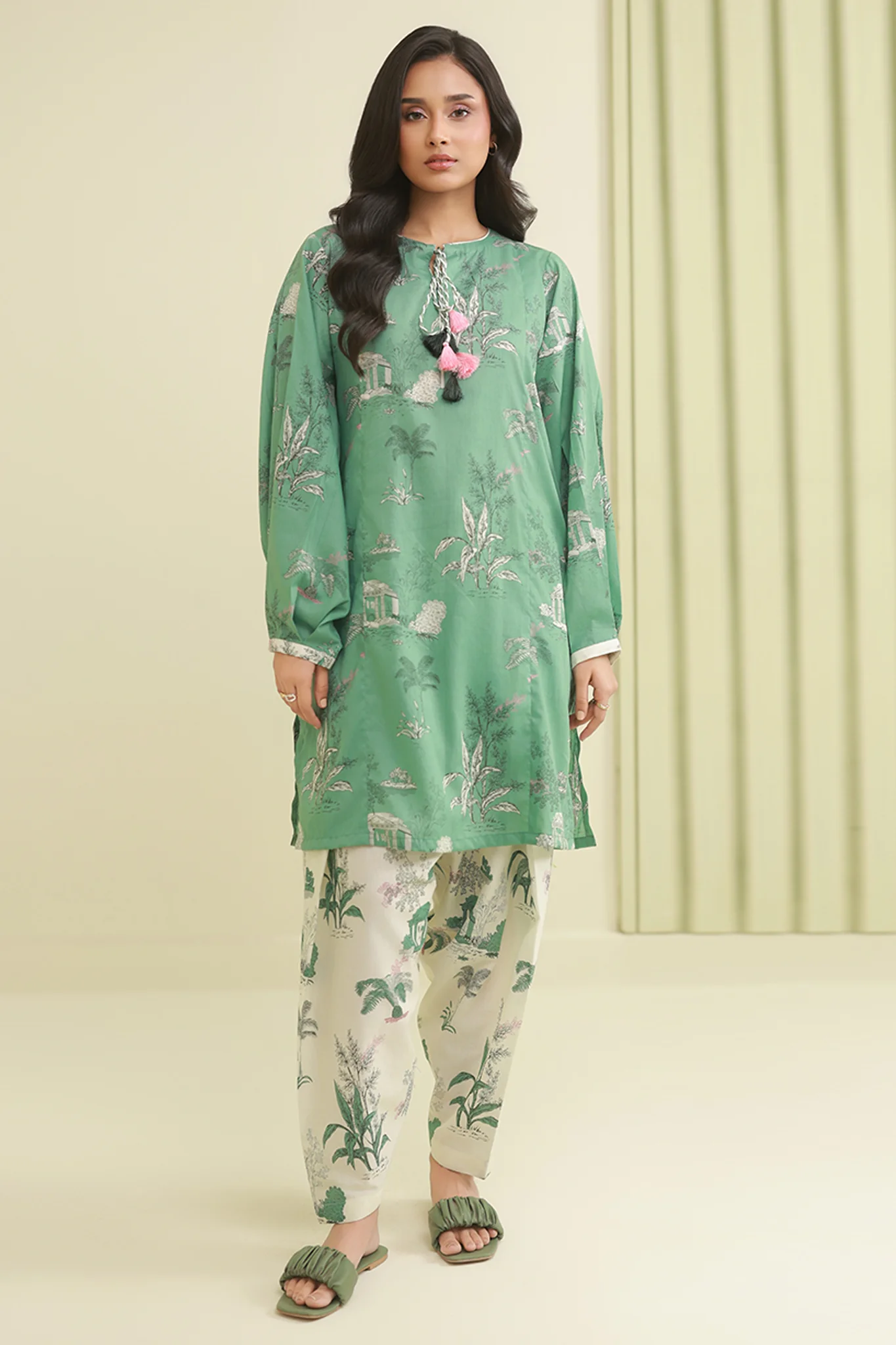 Zellbury Unstitched 2 Piece Lawn Suit-WUS26X20737