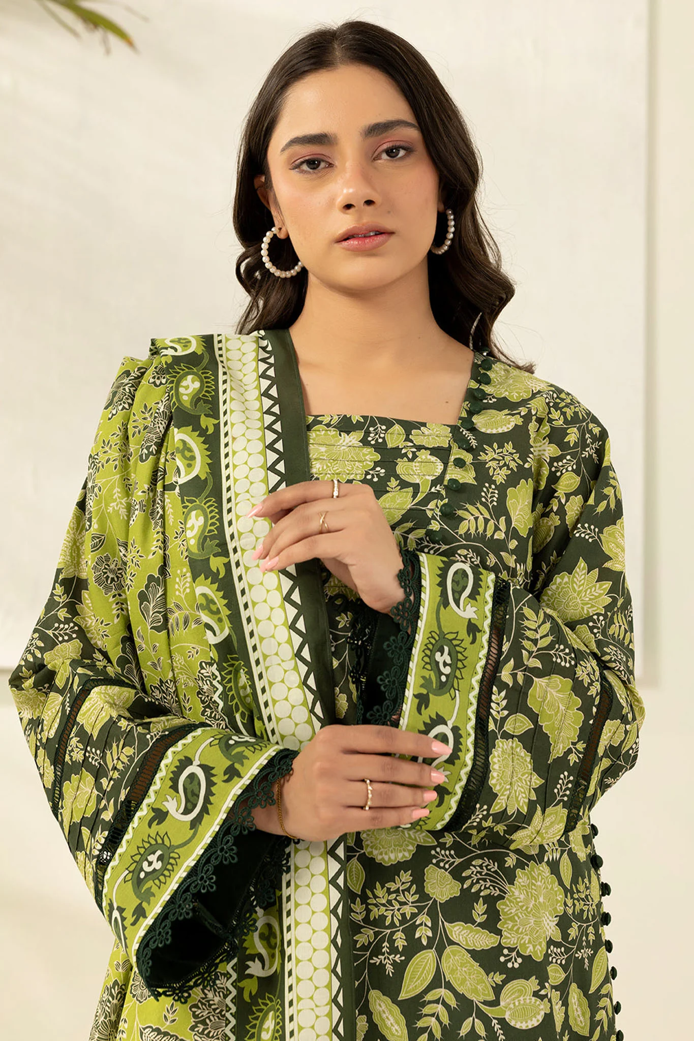 Zellbury Unstitched 3 Piece Lawn Edit 2 Suit-WUS26X30612 - Image 2