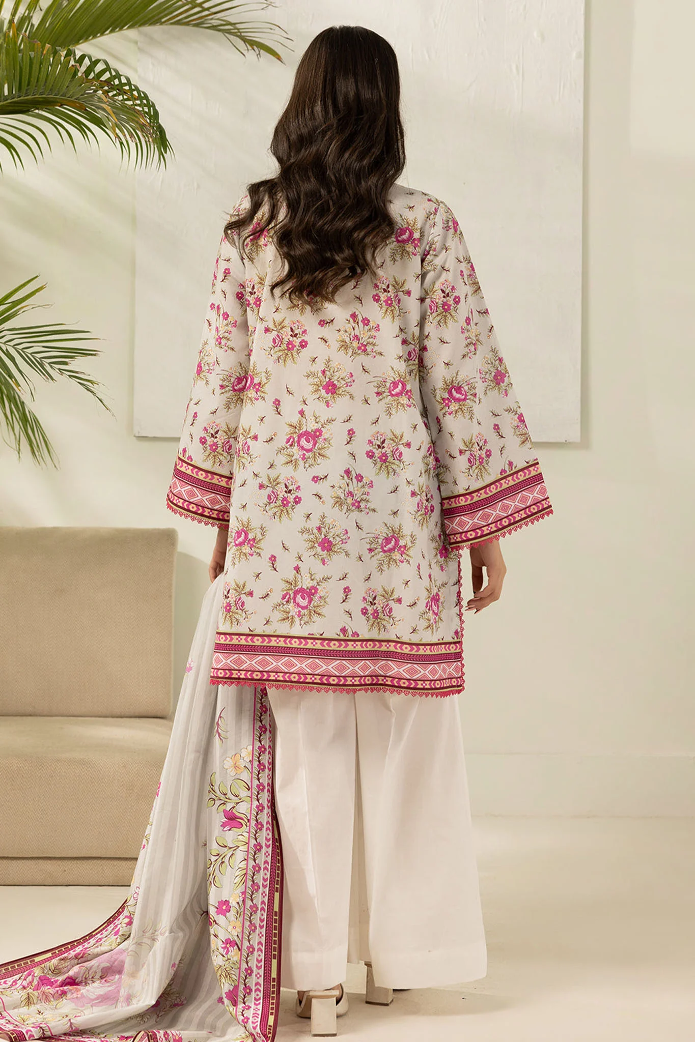 Zellbury Unstitched 3 Piece Lawn Edit 2 Suit-WUS26X30616 - Image 3