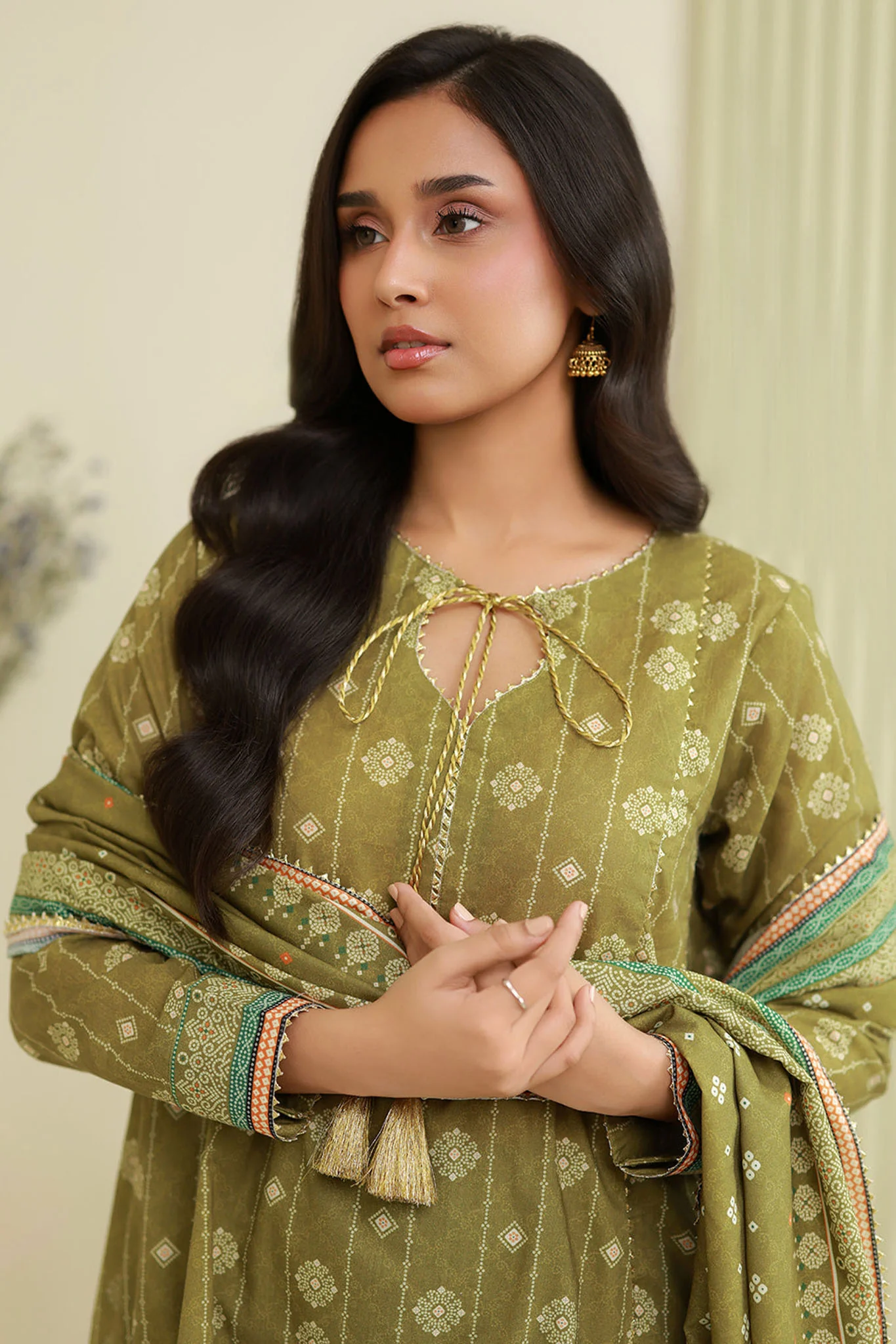 Zellbury Unstitched 3 Piece Lawn Edit 2 Suit-WUS26X30824 - Image 2