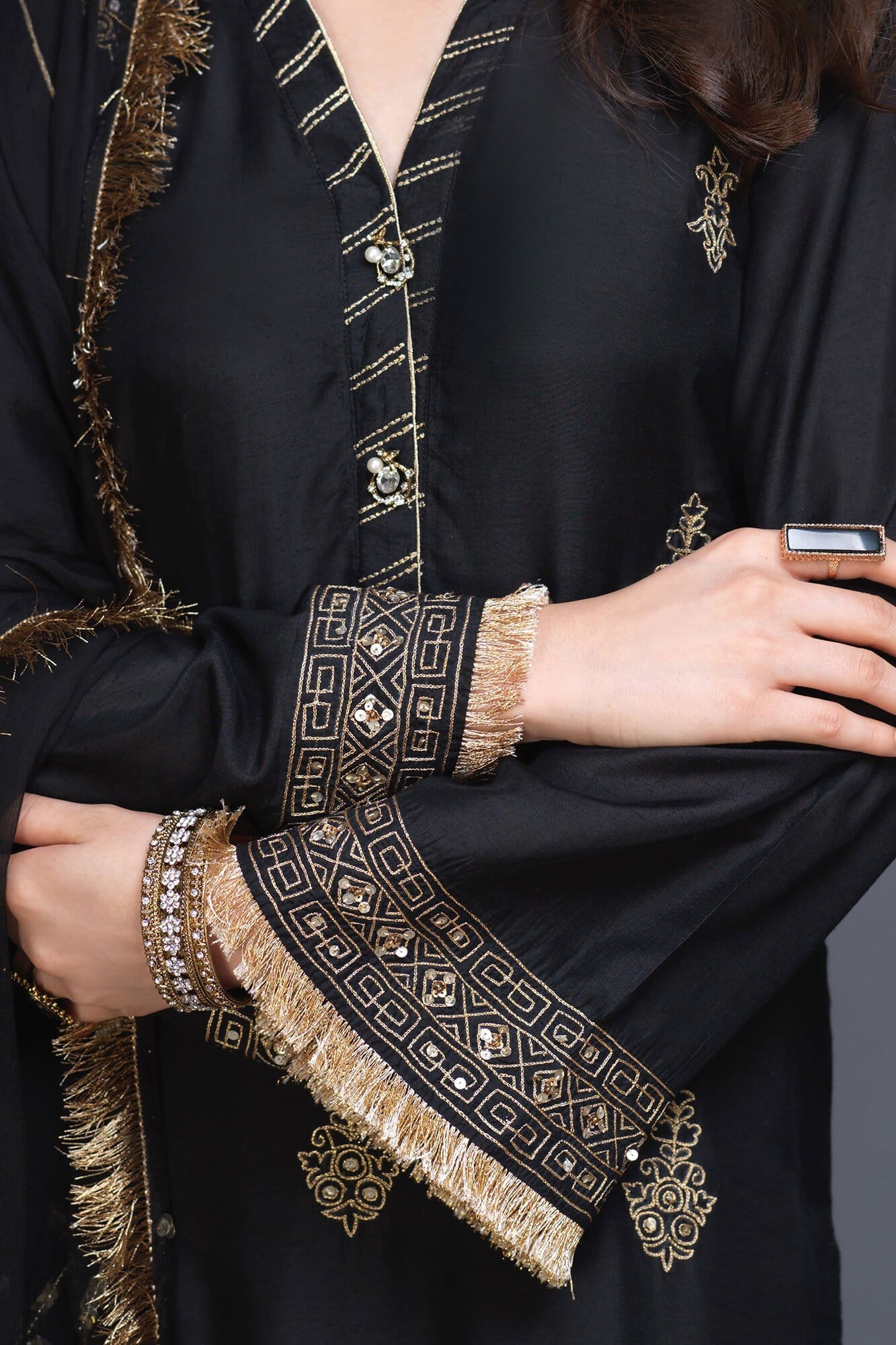 Khwahish By Zaaviay Stitched  Vol 2 Aafreen (Three Piece) - Image 4