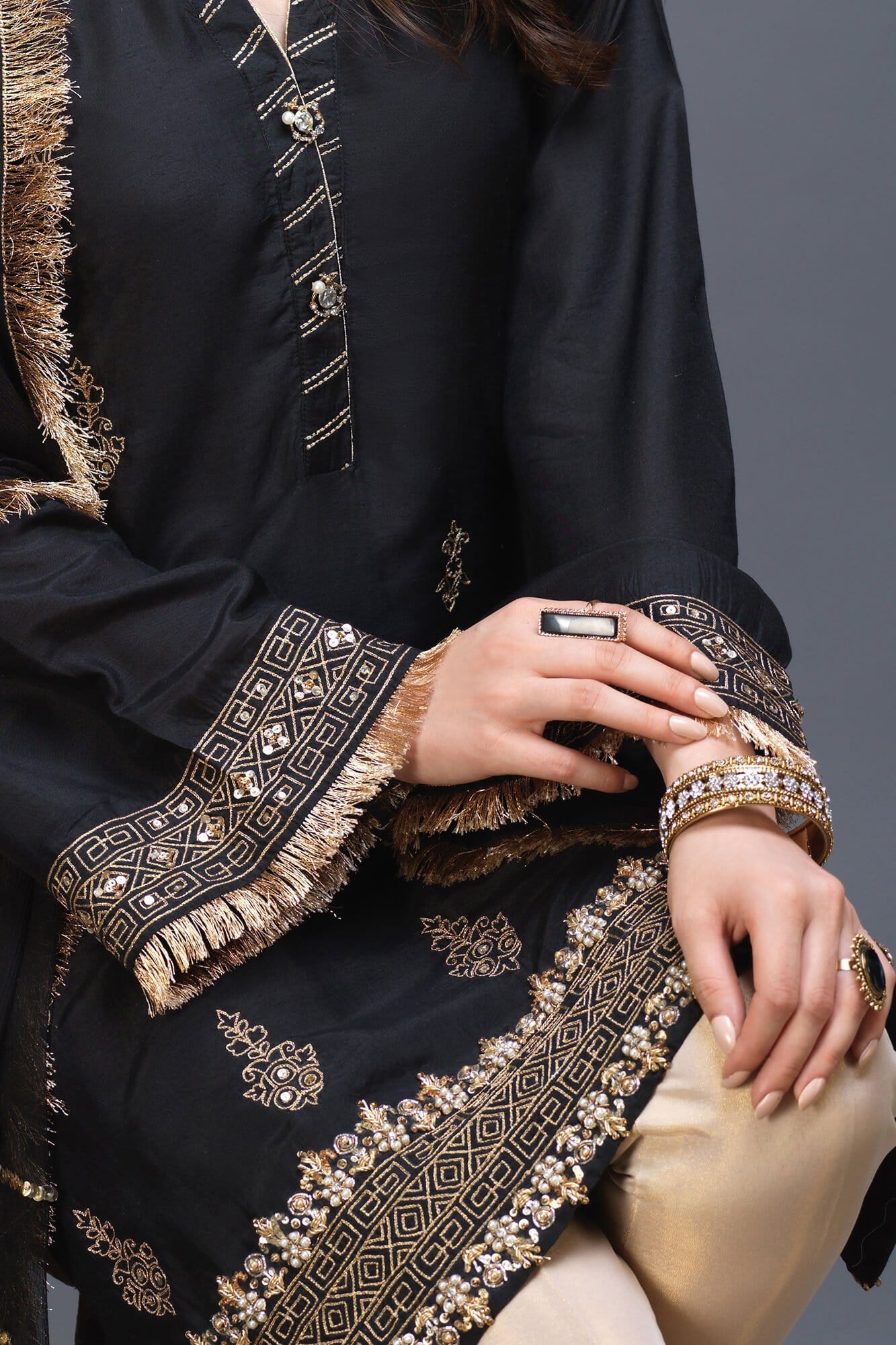 Khwahish By Zaaviay Stitched  Vol 2 Aafreen (Three Piece) - Image 5