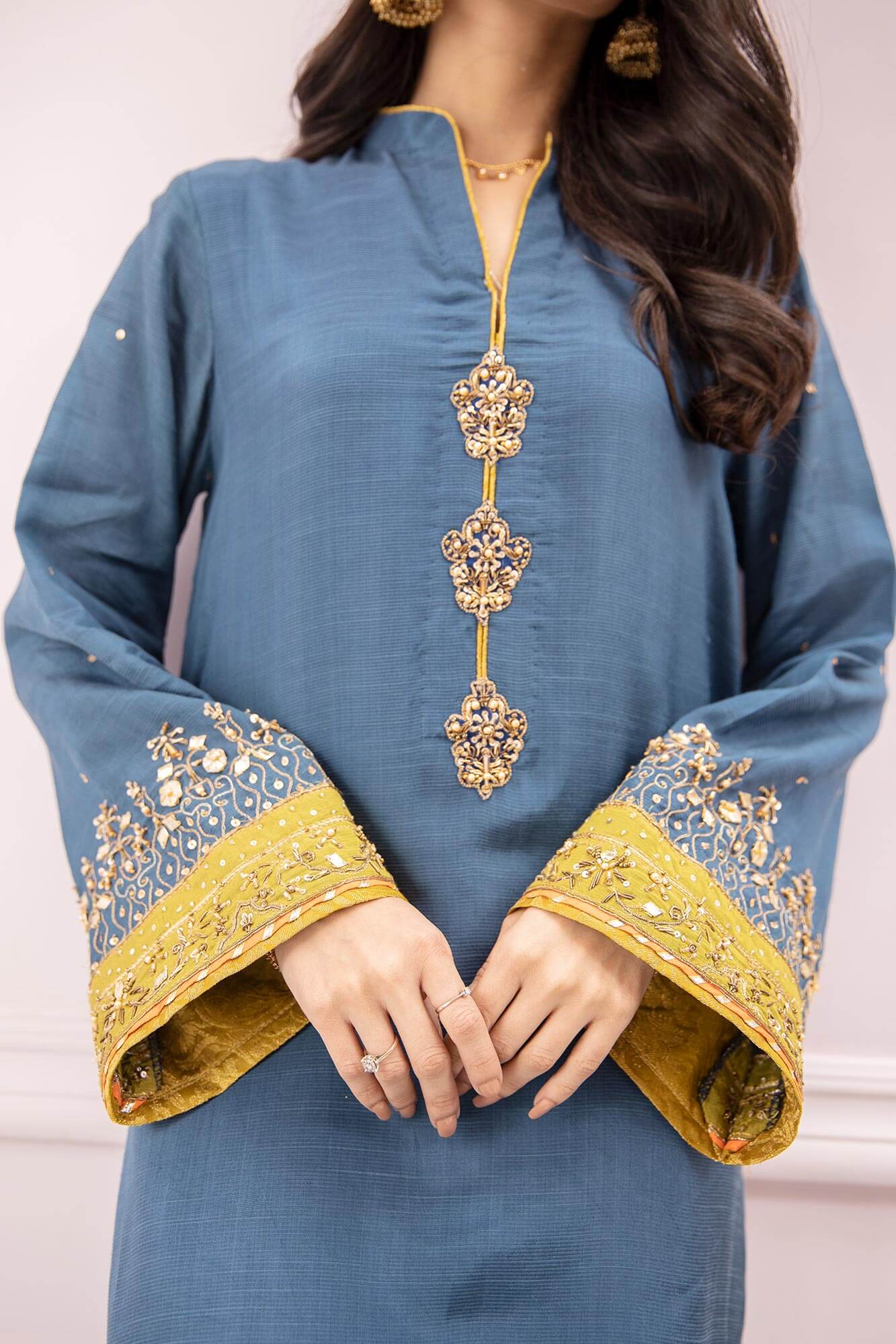 Dhaani Chunariya By Zaaviay Stitched Badal - Image 4