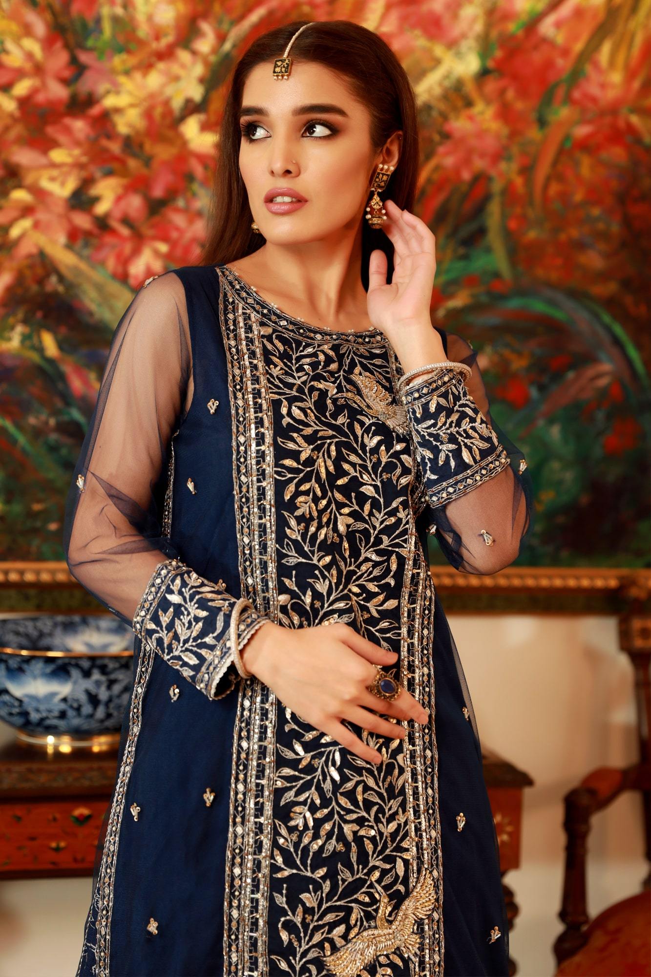 Neher By Zaaviay Stitched Chirya Da Chamba (Ready To Wear - Three Piece) - Image 5