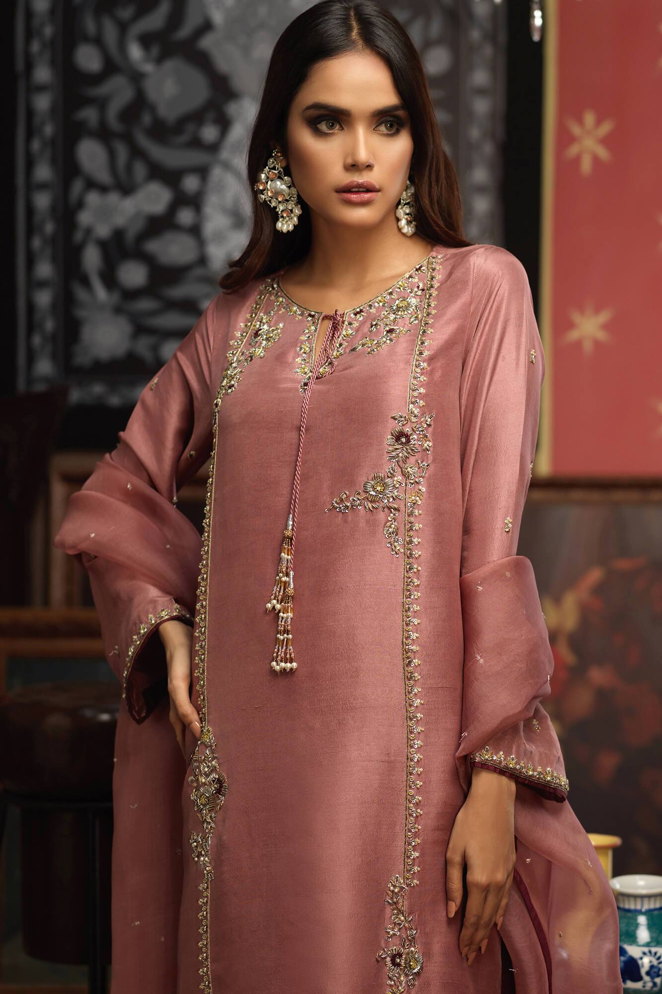 Arzish By Zaaviay Stitched Haniya (Three Piece) - Image 3