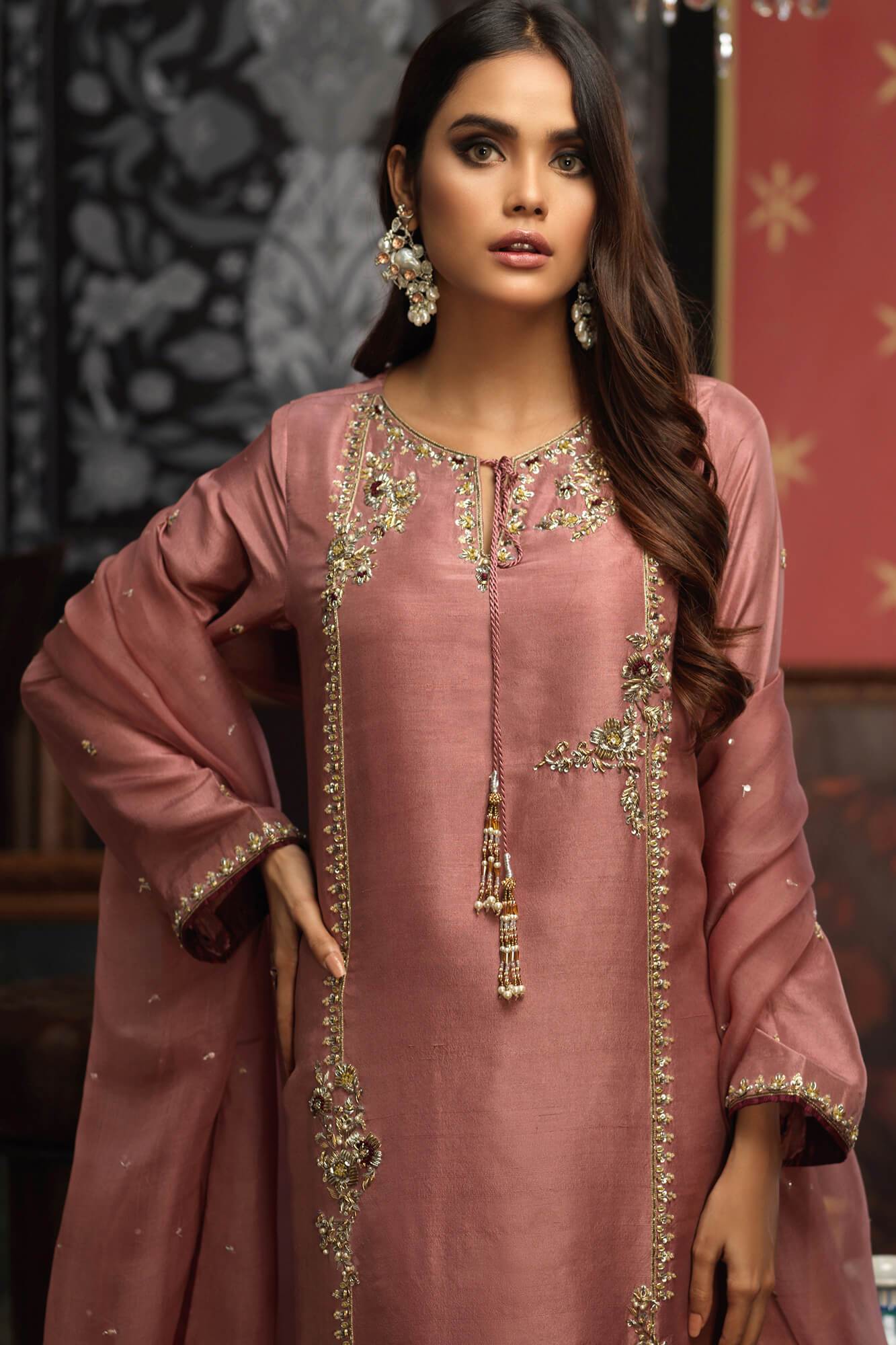 Arzish By Zaaviay Stitched Haniya (Three Piece) - Image 4