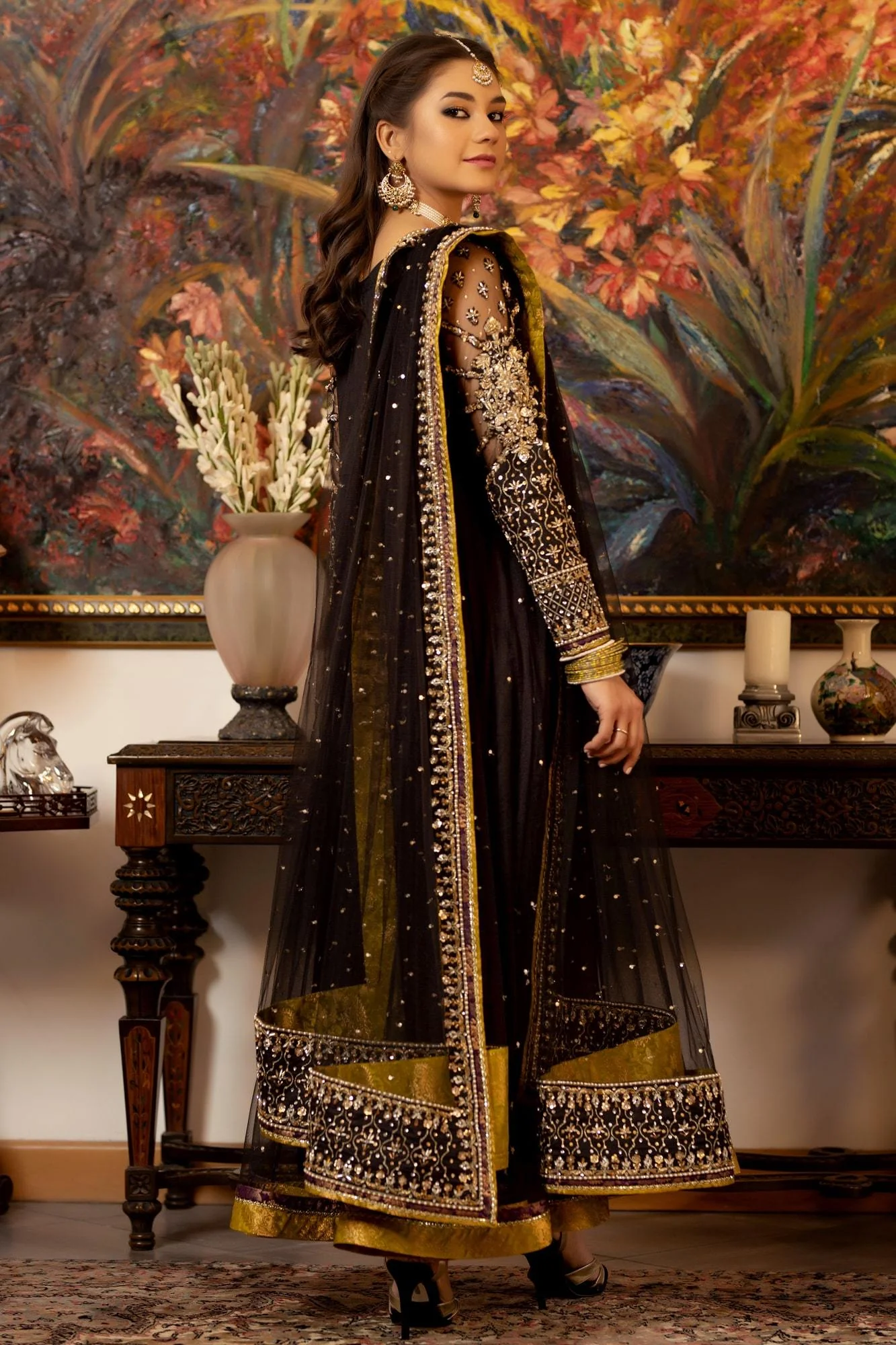 Neher By Zaaviay Stitched Kala Sha Kala A (Ready To Wear - Three Piece) - Image 3