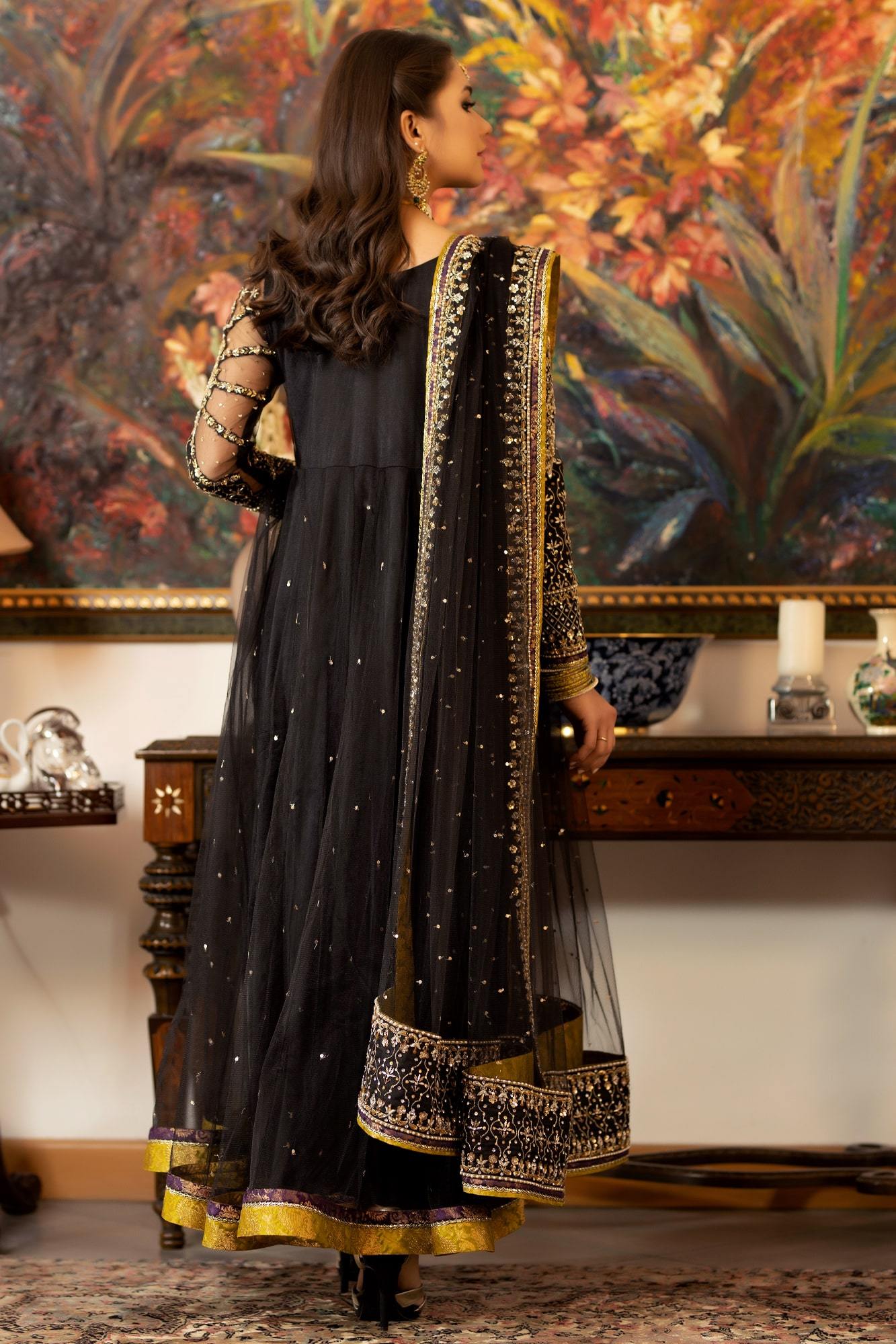 Neher By Zaaviay Stitched Kala Sha Kala A (Ready To Wear - Three Piece) - Image 4