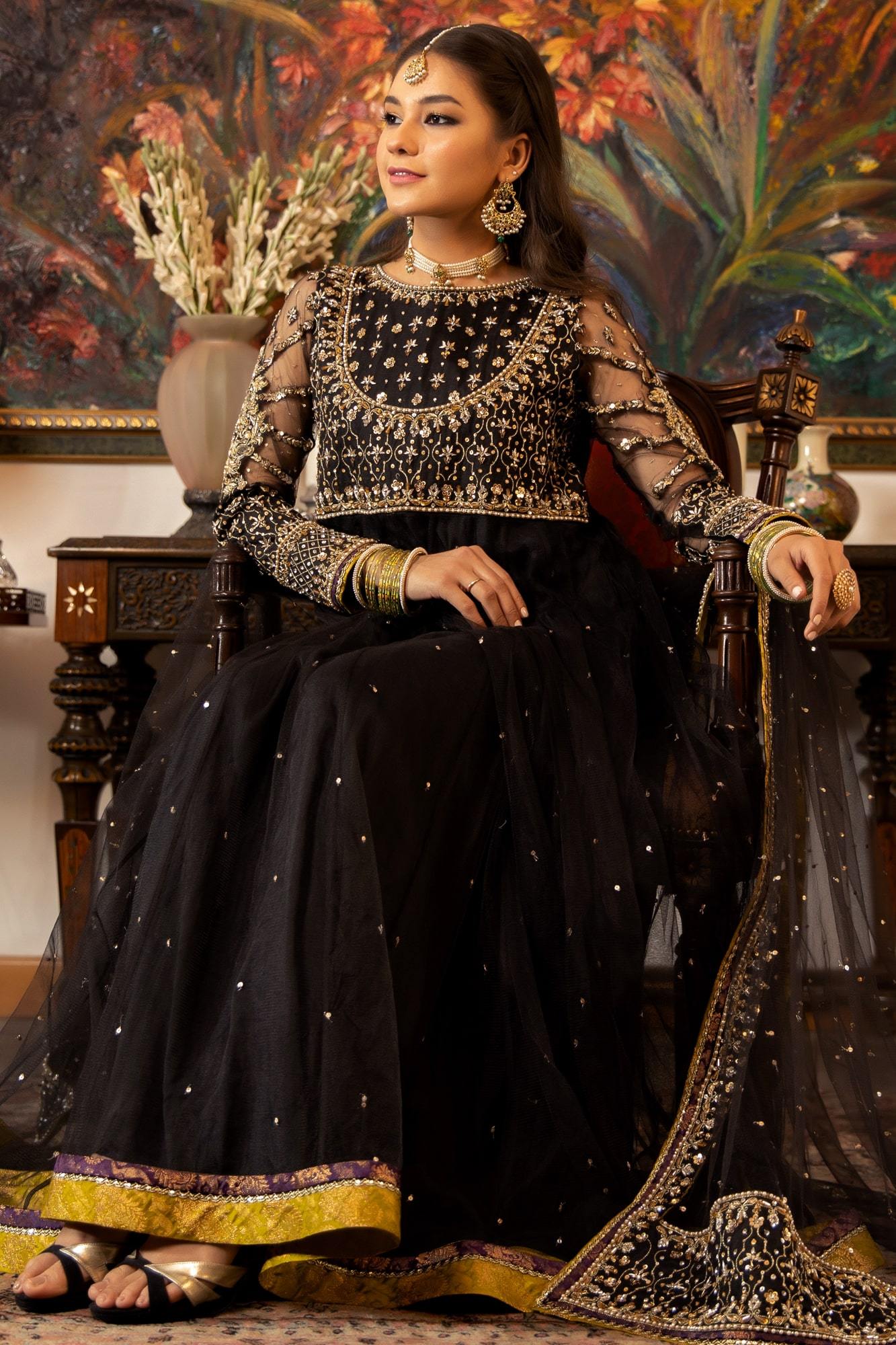 Neher By Zaaviay Stitched Kala Sha Kala A (Ready To Wear - Three Piece) - Image 5