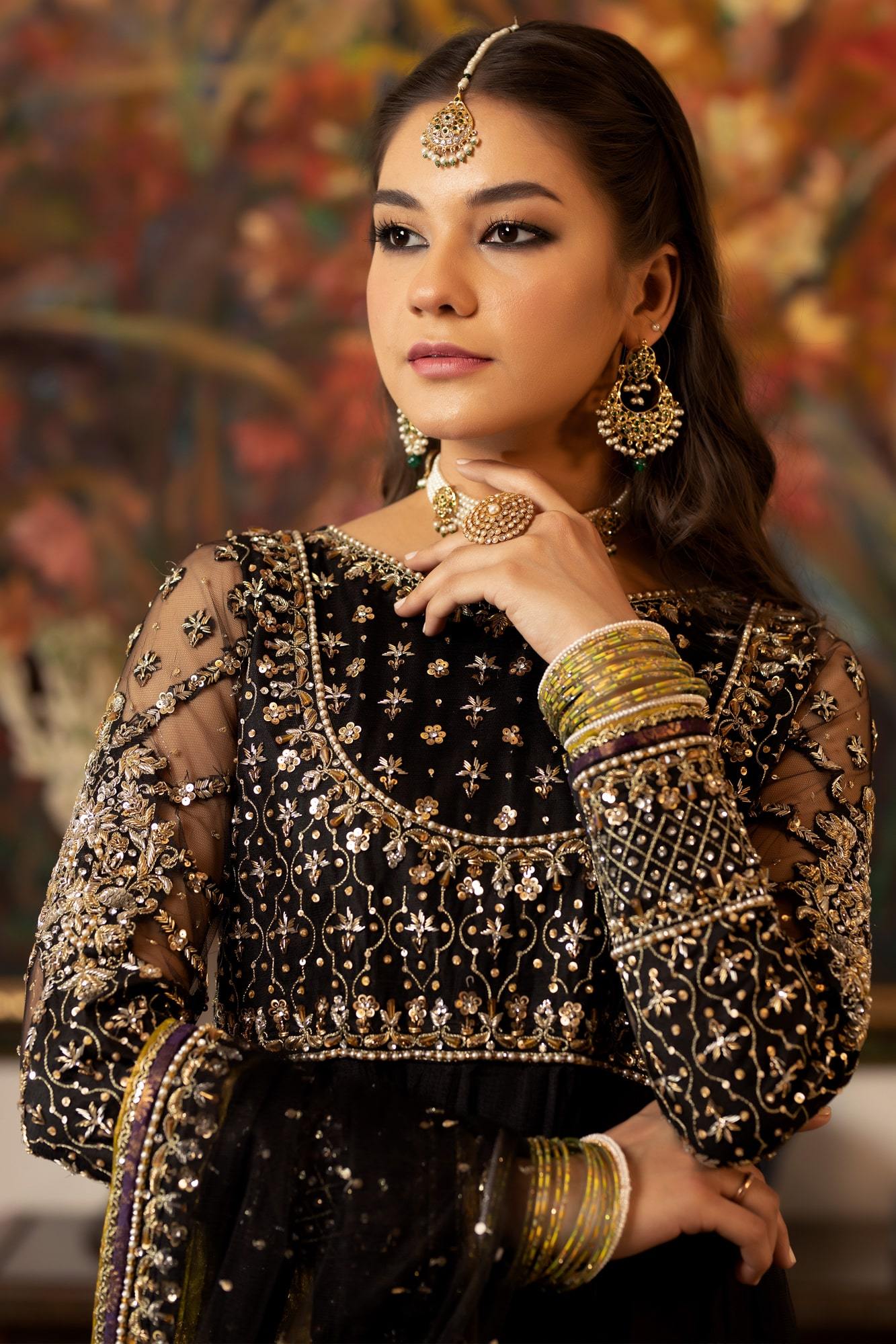 Neher By Zaaviay Stitched Kala Sha Kala A (Ready To Wear - Three Piece) - Image 6