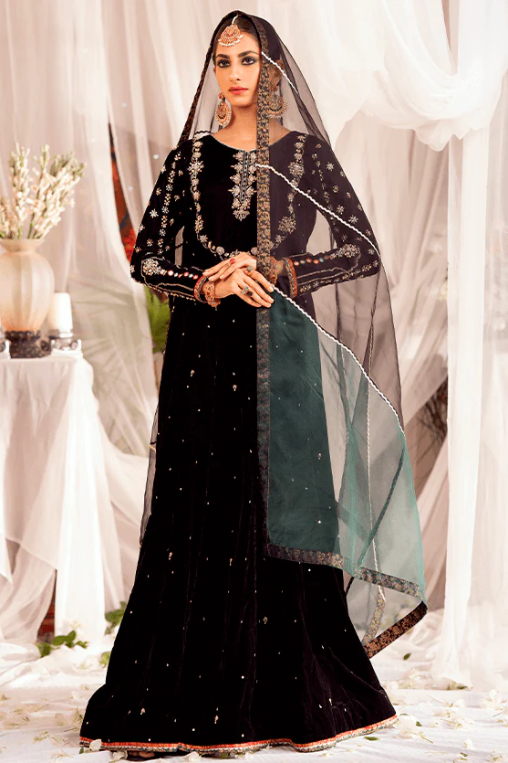 Bagh-E-Makhmal By Zaaviay Stitched Velvet Mahgul (Two Piece) - Image 4