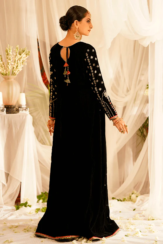 Bagh-E-Makhmal By Zaaviay Stitched Velvet Mahgul (Two Piece) - Image 7