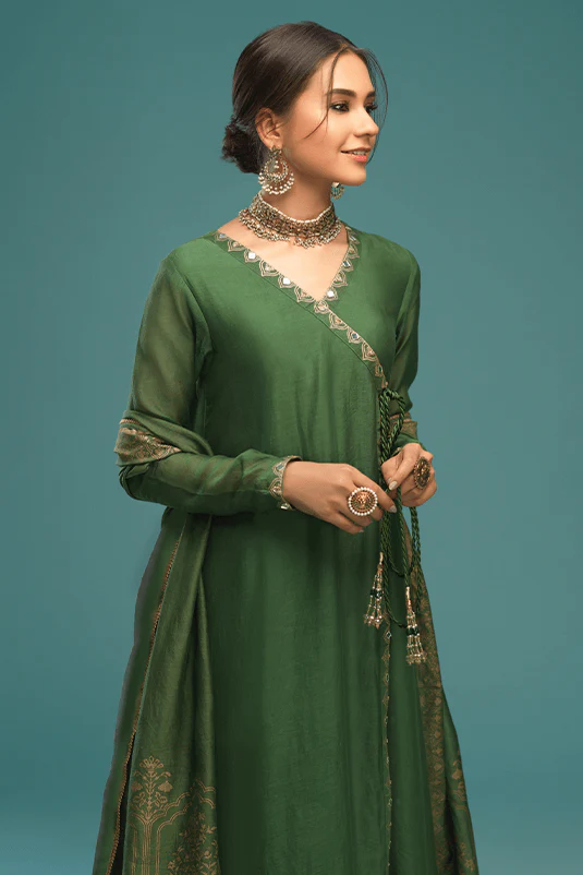 Aaina By Zaaviay Stitched Reema (Three Piece) - Image 2