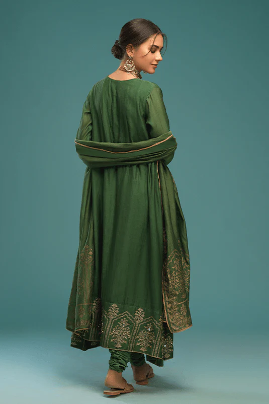 Aaina By Zaaviay Stitched Reema (Three Piece) - Image 4