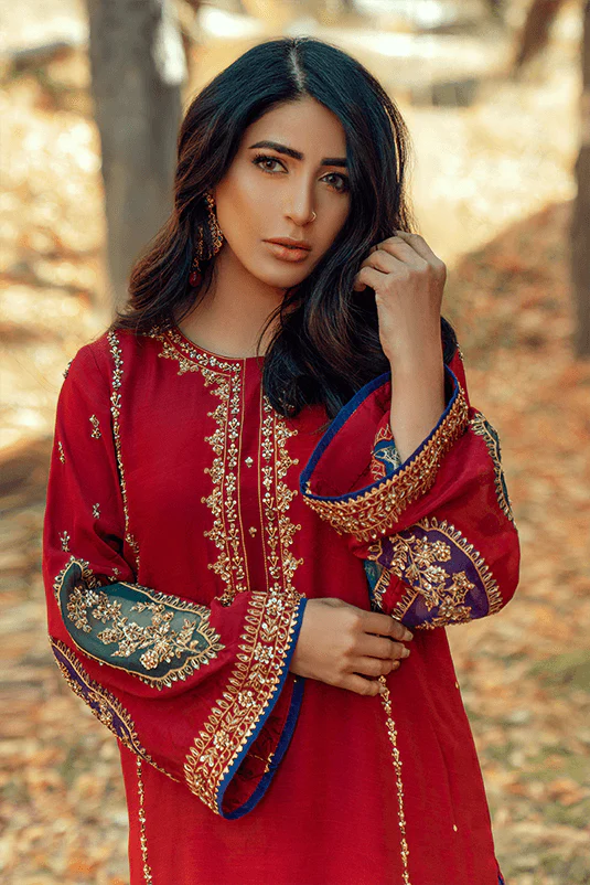 Zaaviay Stitched Sanem (Three Piece) - Image 3