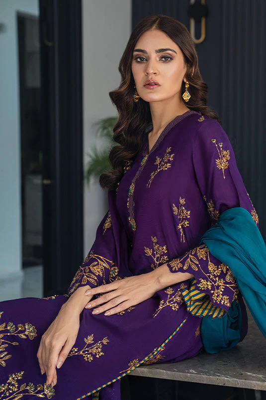 Zaaviay Stitched Eid Edit Collection Shanara (Three Piece) - Image 6