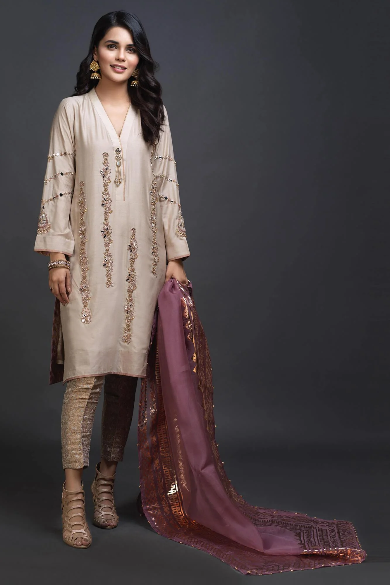 Khwahish By Zaaviay Stitched Vol 3 Silsila (Three Piece) - Image 5
